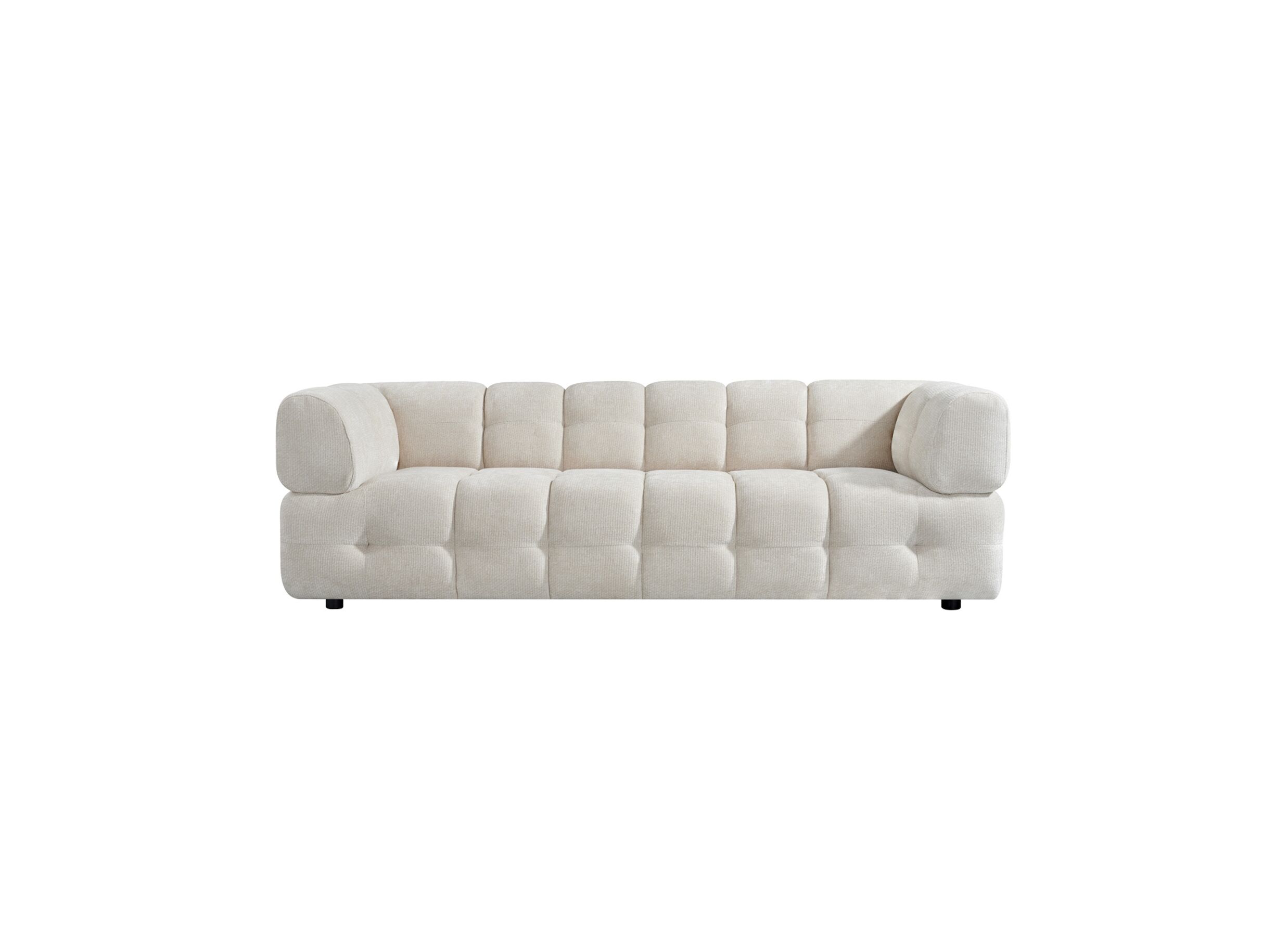 Overzichtsfoto - Zetel Tortuga 3-zit - polyestervezel - beige