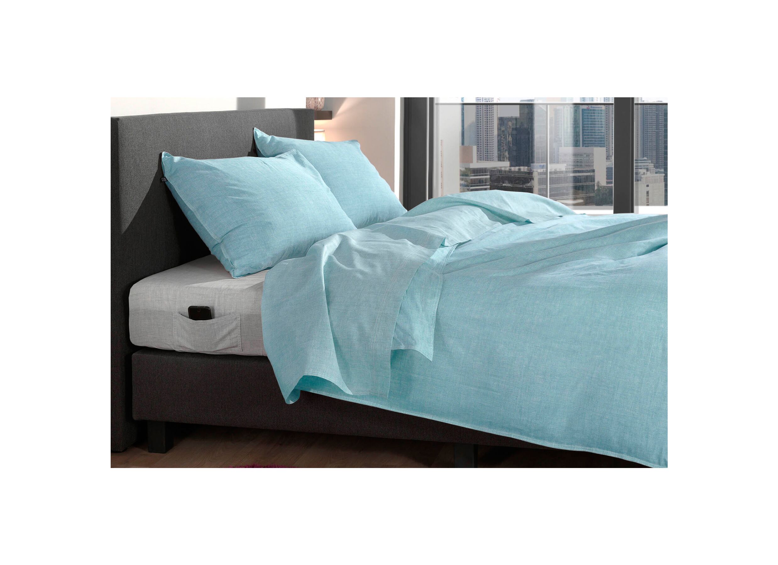 Foto ambiance - Housse de couette 200x220cm coton