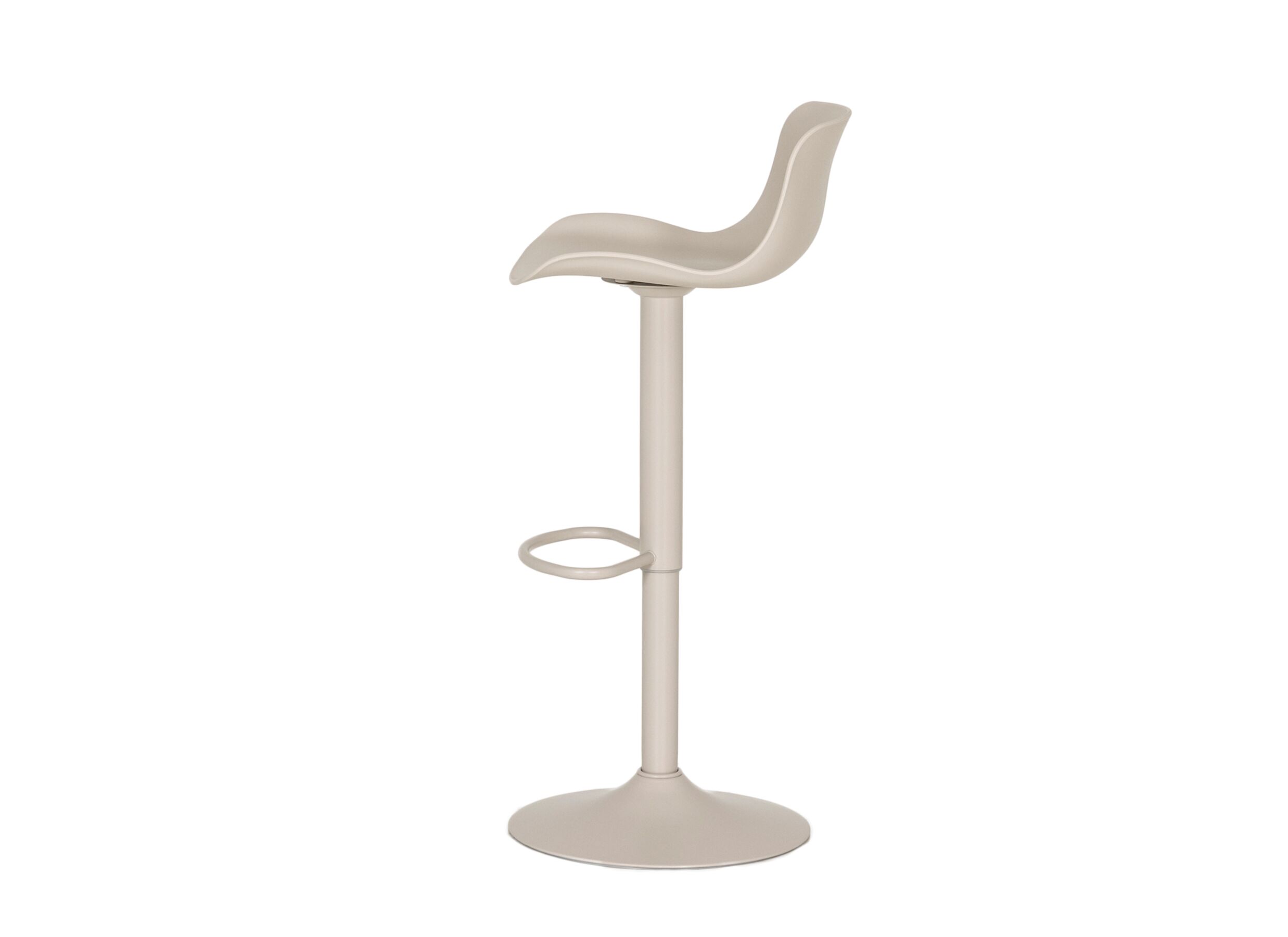 Aperçu - Chaise de bar Dune HA57-78cm - synthétique - greige