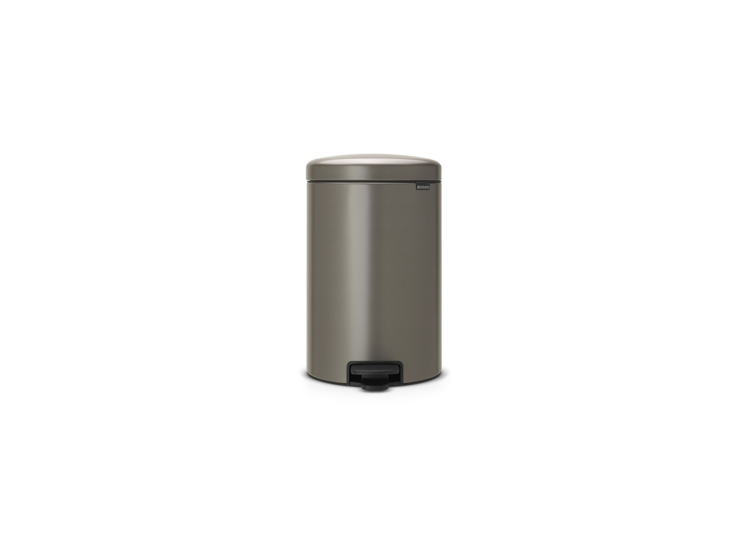 Poubelle à pédale NewIcon Brabantia 20L platinum - Poubelle à pédale NewIcon Brabantia 20L platinum