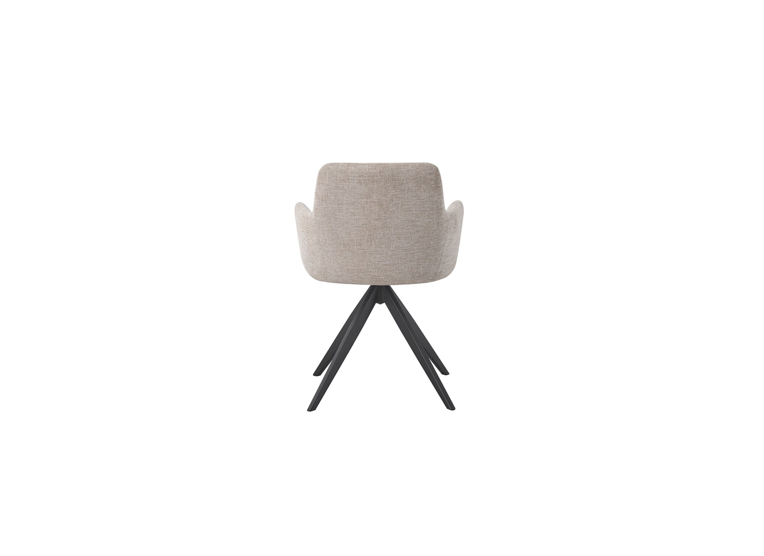Overzichtsfoto - Draaistoel Sirius 57x60x83cm - stof - beige