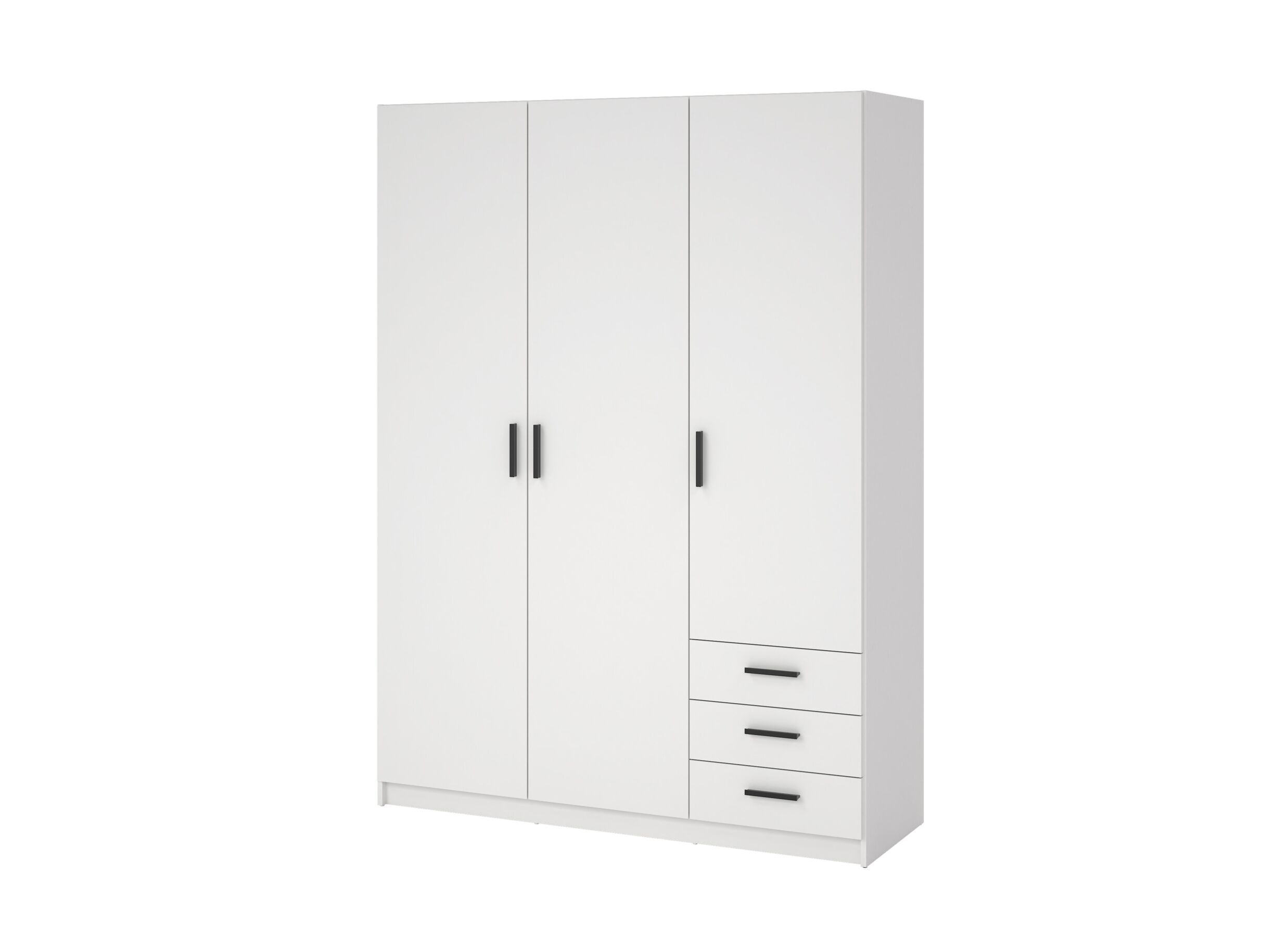 Aperçu - Garde-robe Sprint 147cm - décor - blanc