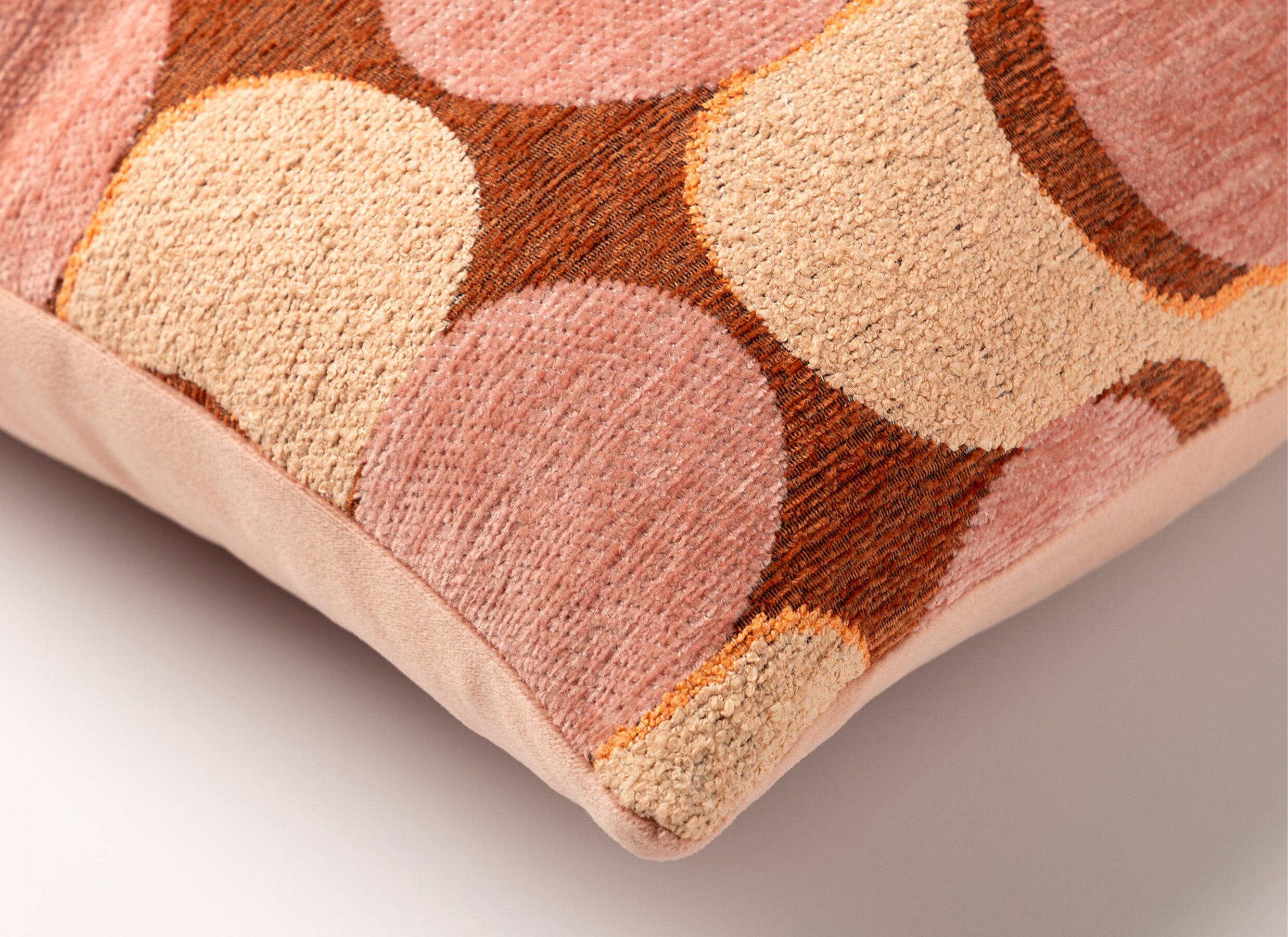 Detail - Coussin Marlijn 45x45cm - polyester - muted clay