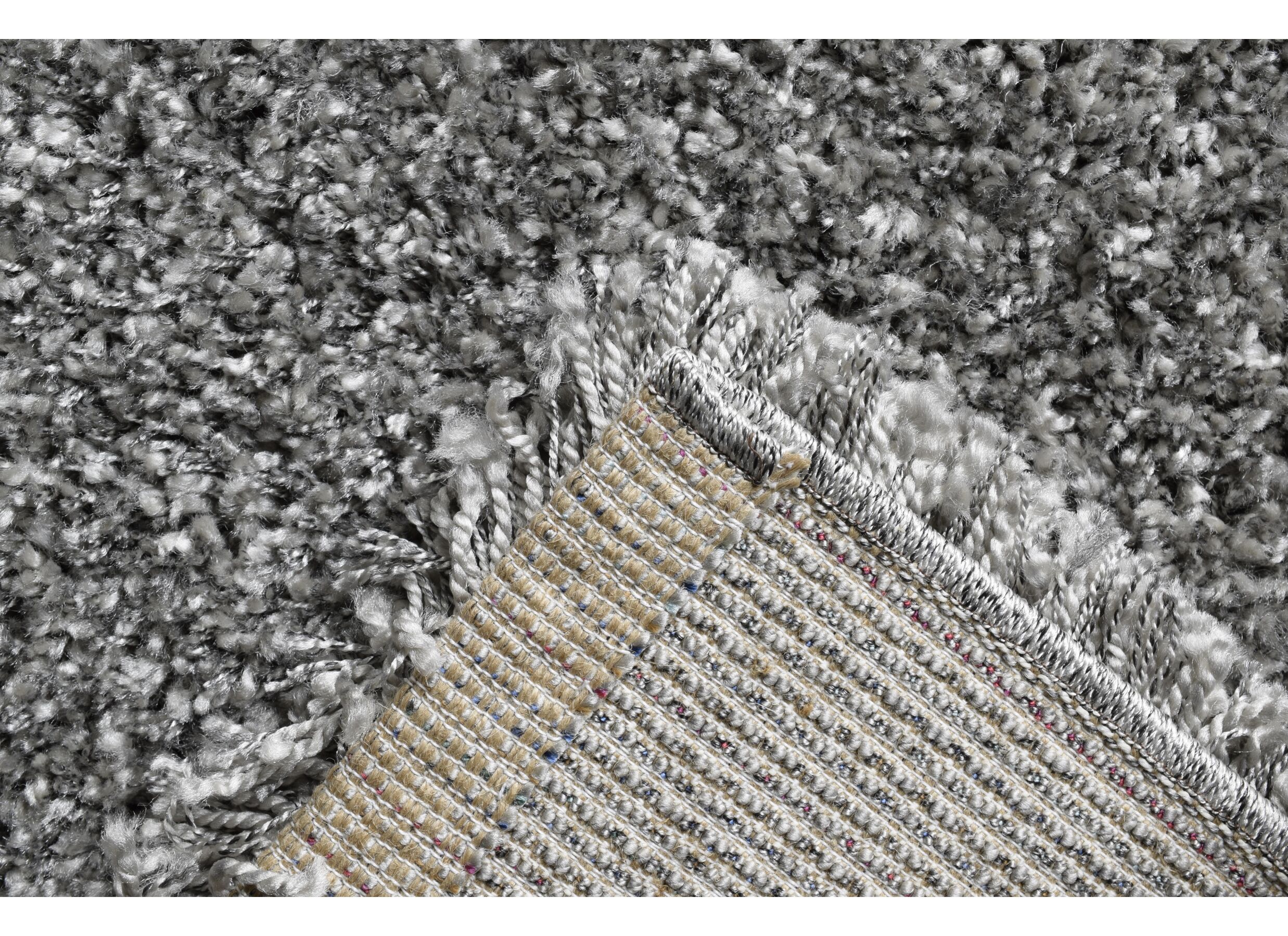 Detailfoto - Tapijt Twilight 65x130cm - polypropyleen - zilver