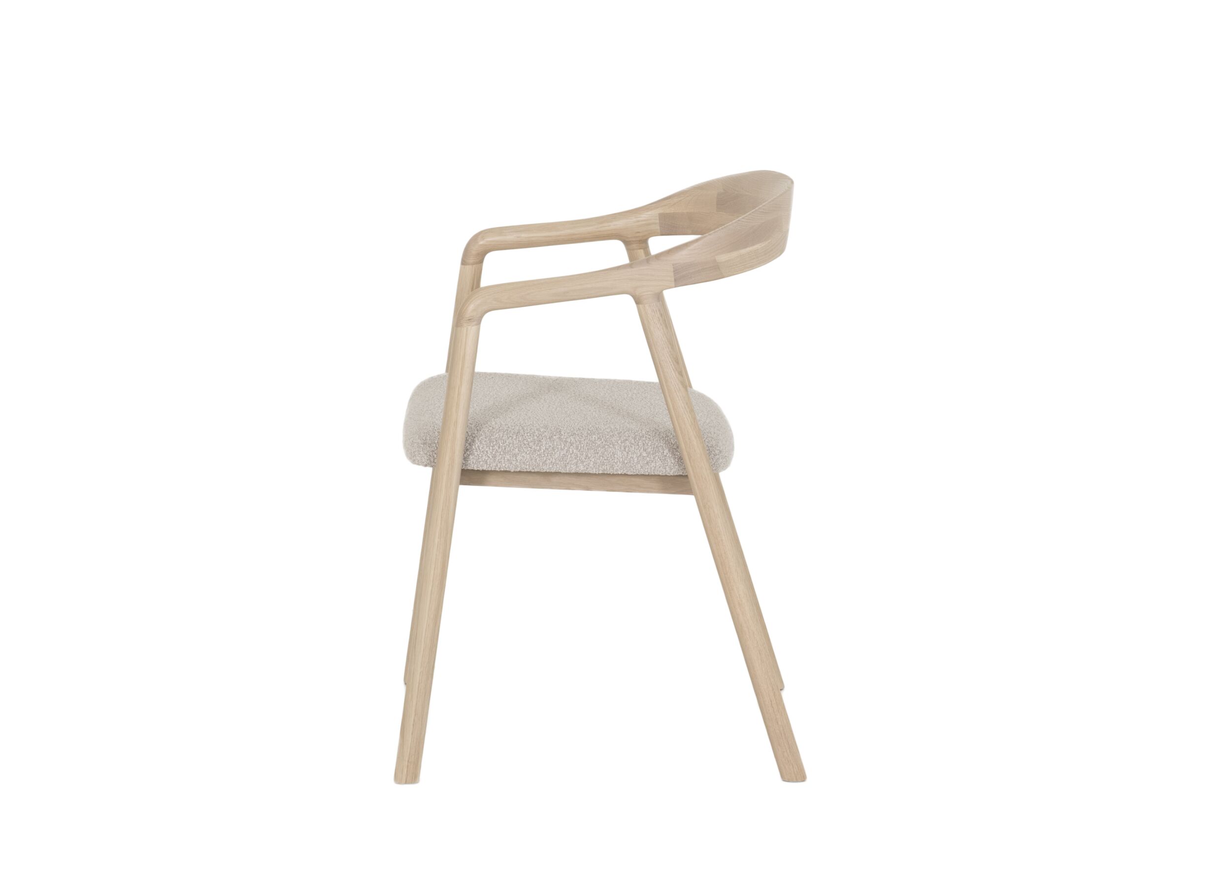 Overzichtsfoto - Stoel ST2410 eik massief - beige