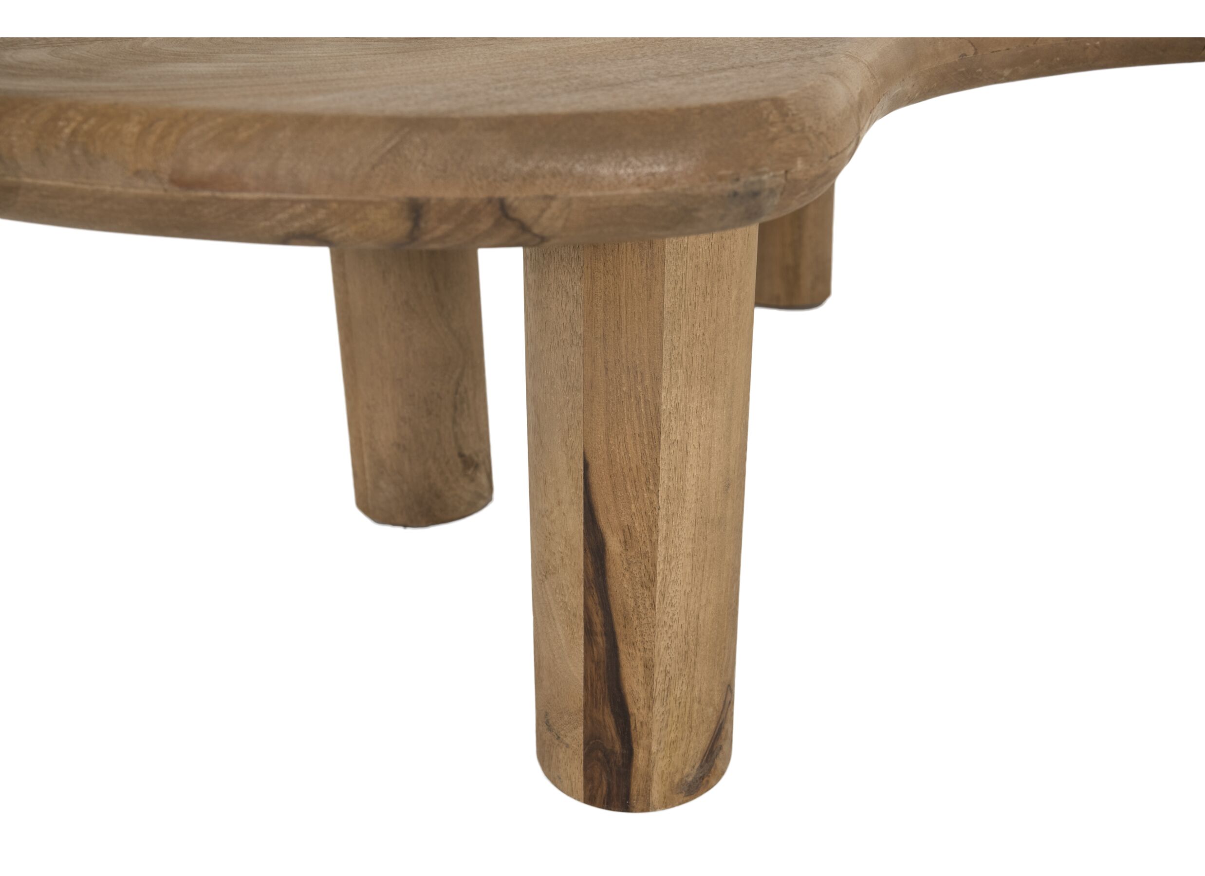 Detailfoto - Salontafel Odilon 145x85cm - hout massief - naturel
