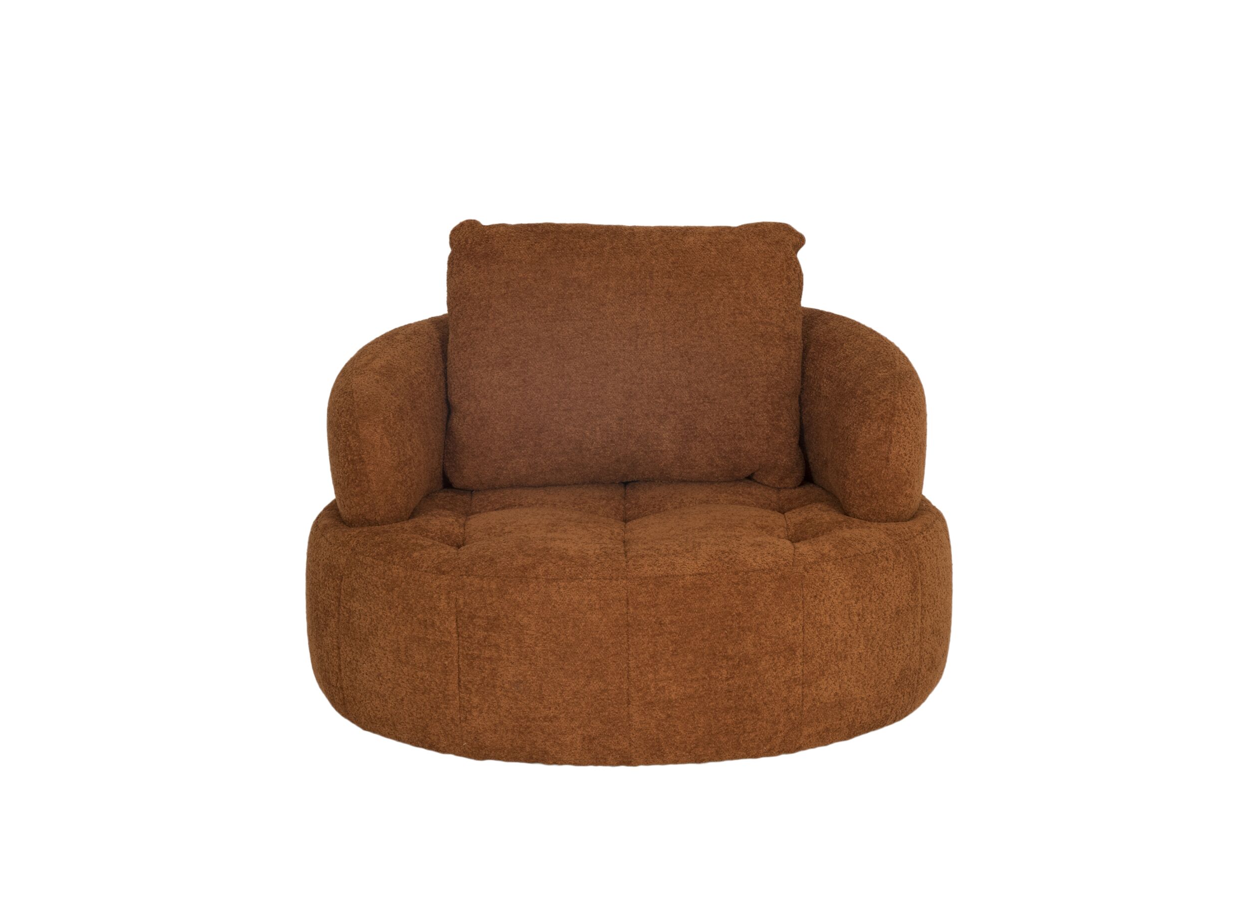 Aperçu - Fauteuil pivotant Lepanto tissu - sunglow orange