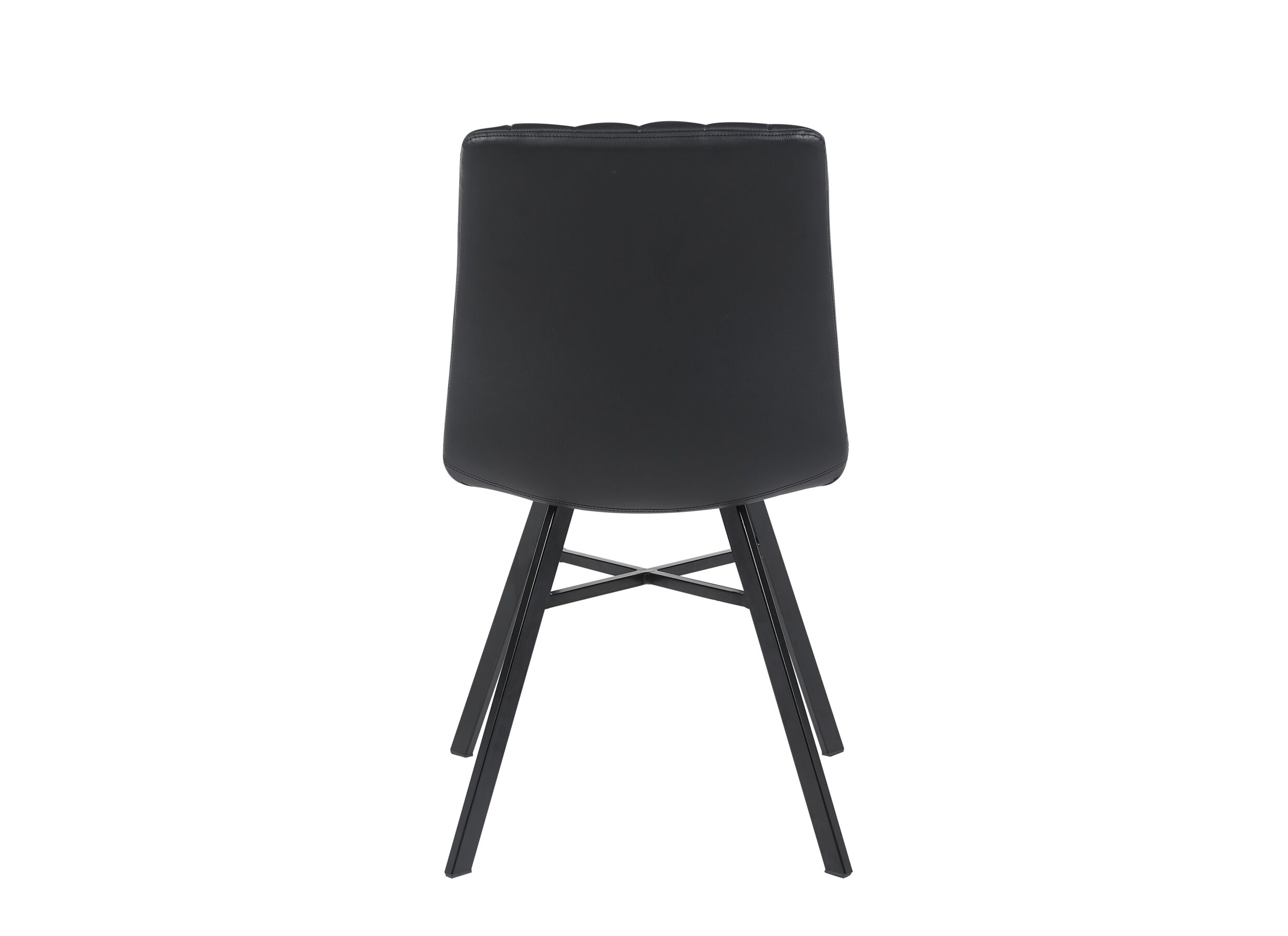 Aperçu - Chaise Gorgo 58x51x86cm - similicuir - noir