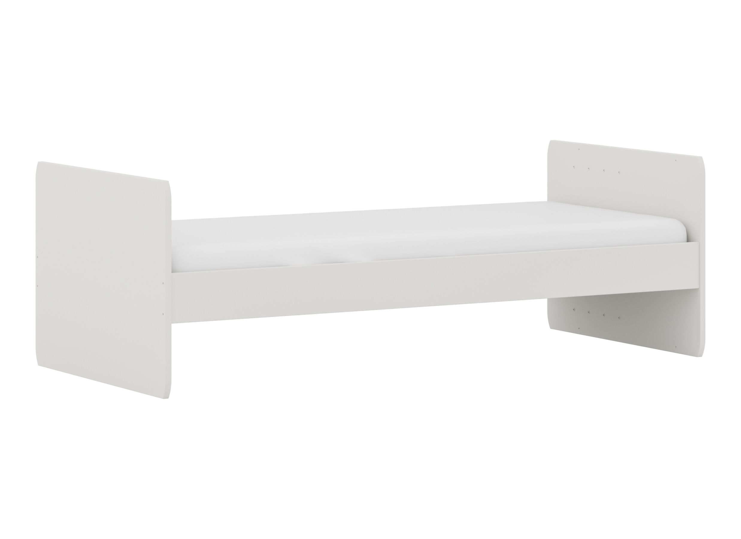 Aperçu - Lit bébé évolutif Cutie-Lea 60x120cm - décor - off white