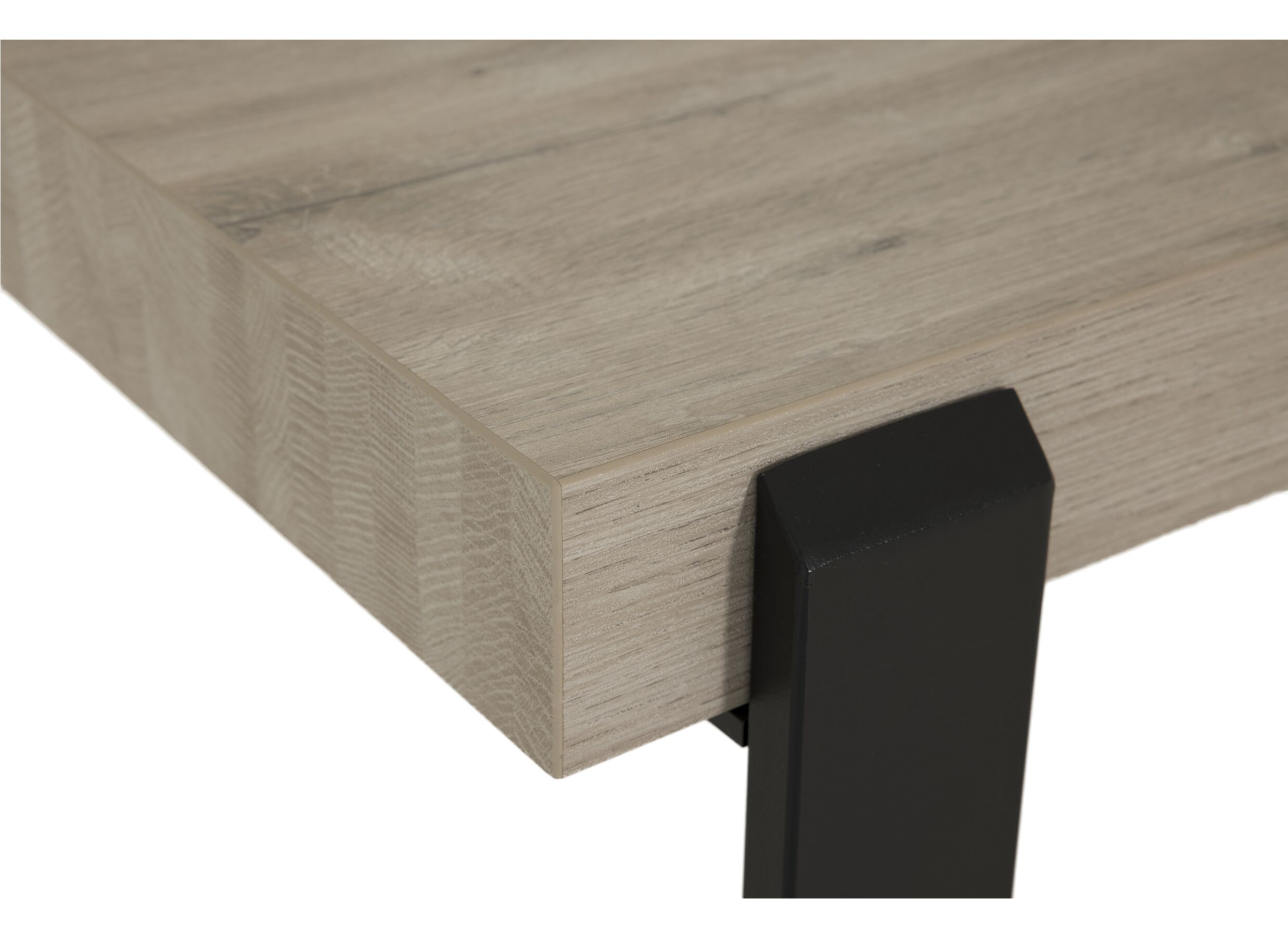 Detailfoto - Tafel Lucca 226x103cm - meubelplaat - millenium eik