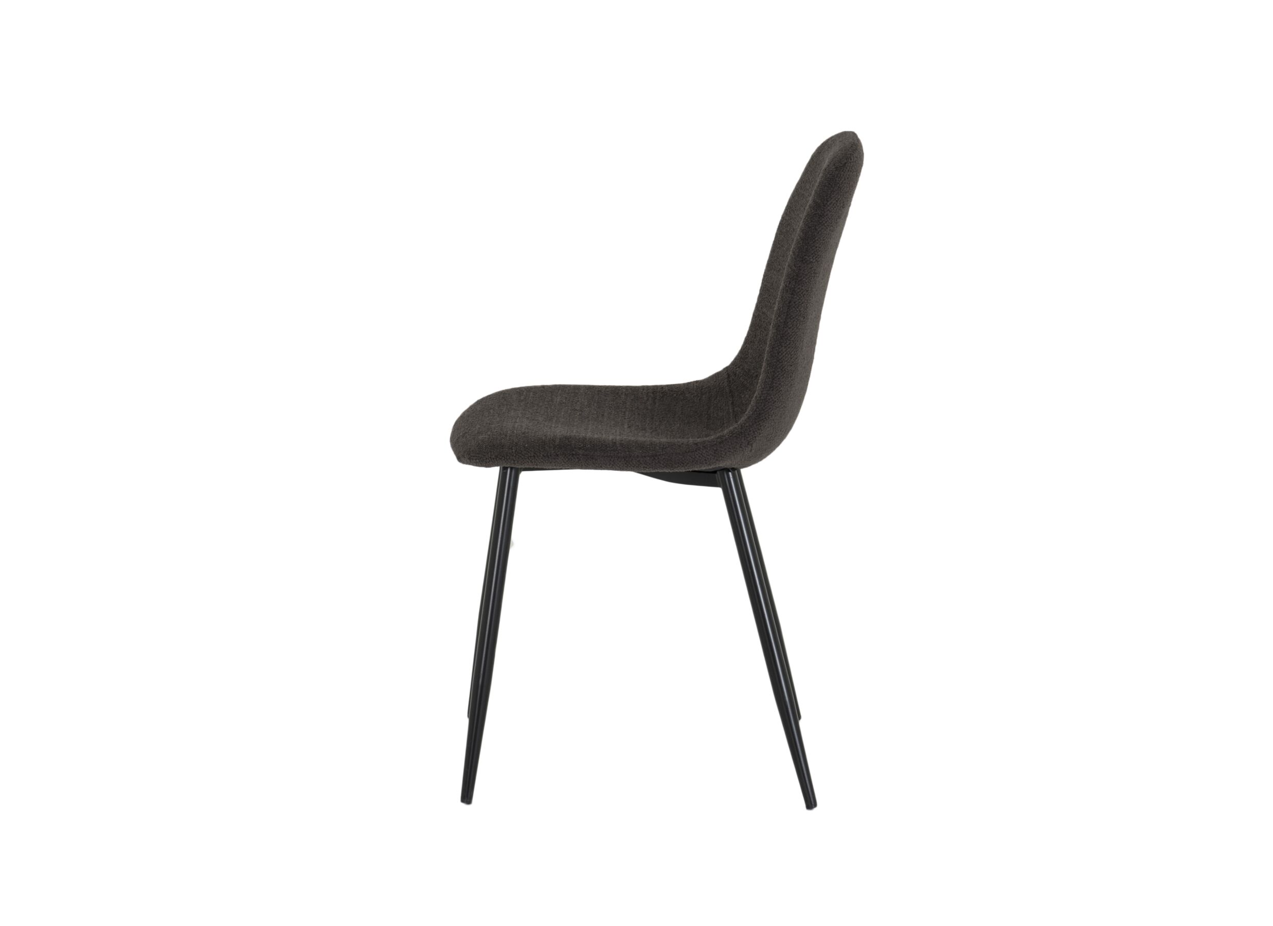 Stoel Charlton 44x53x87cm - stof - espresso