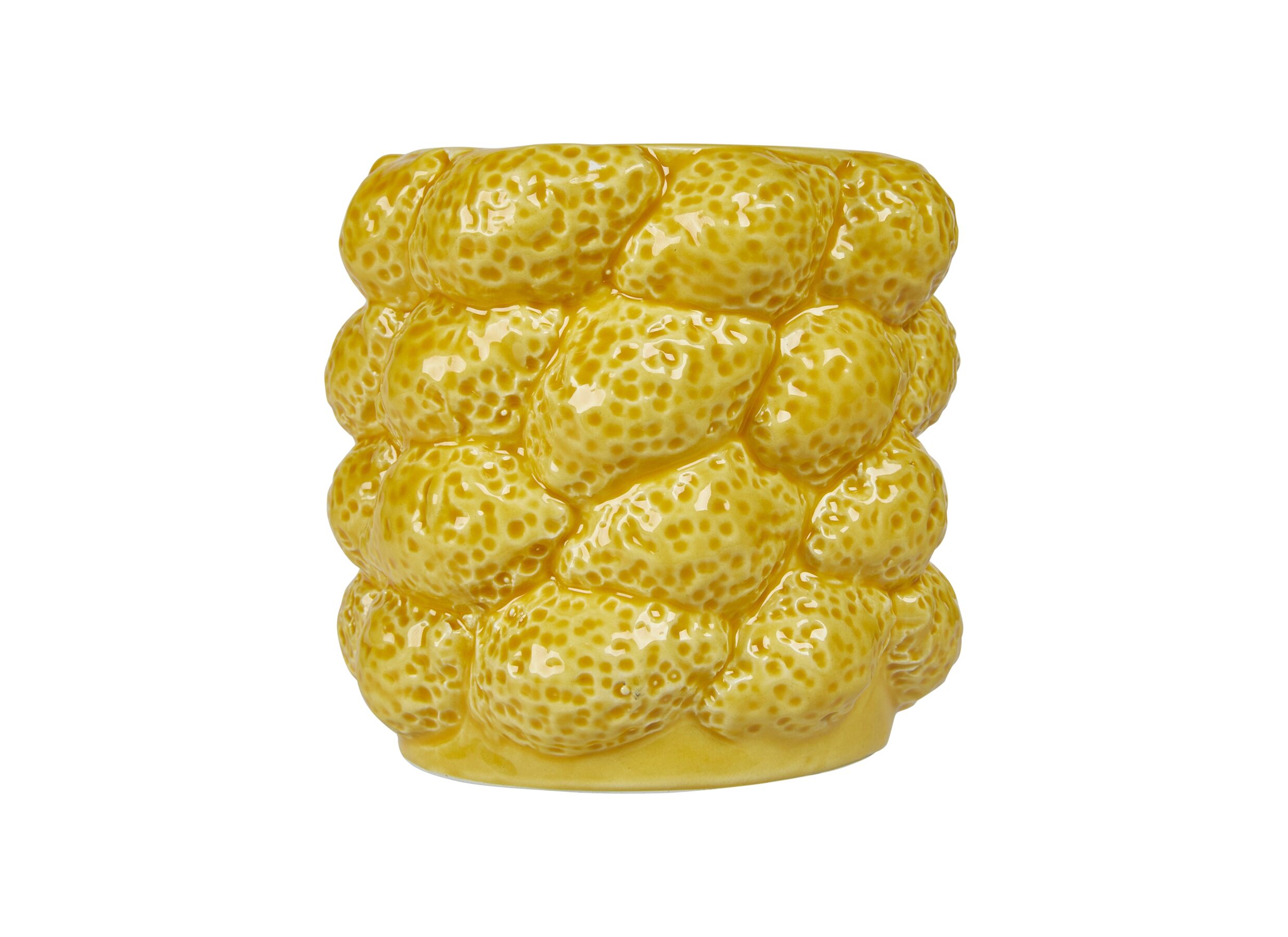 Aperçu - Bougie parfumée Yucatan H10cm - céramique - jaune