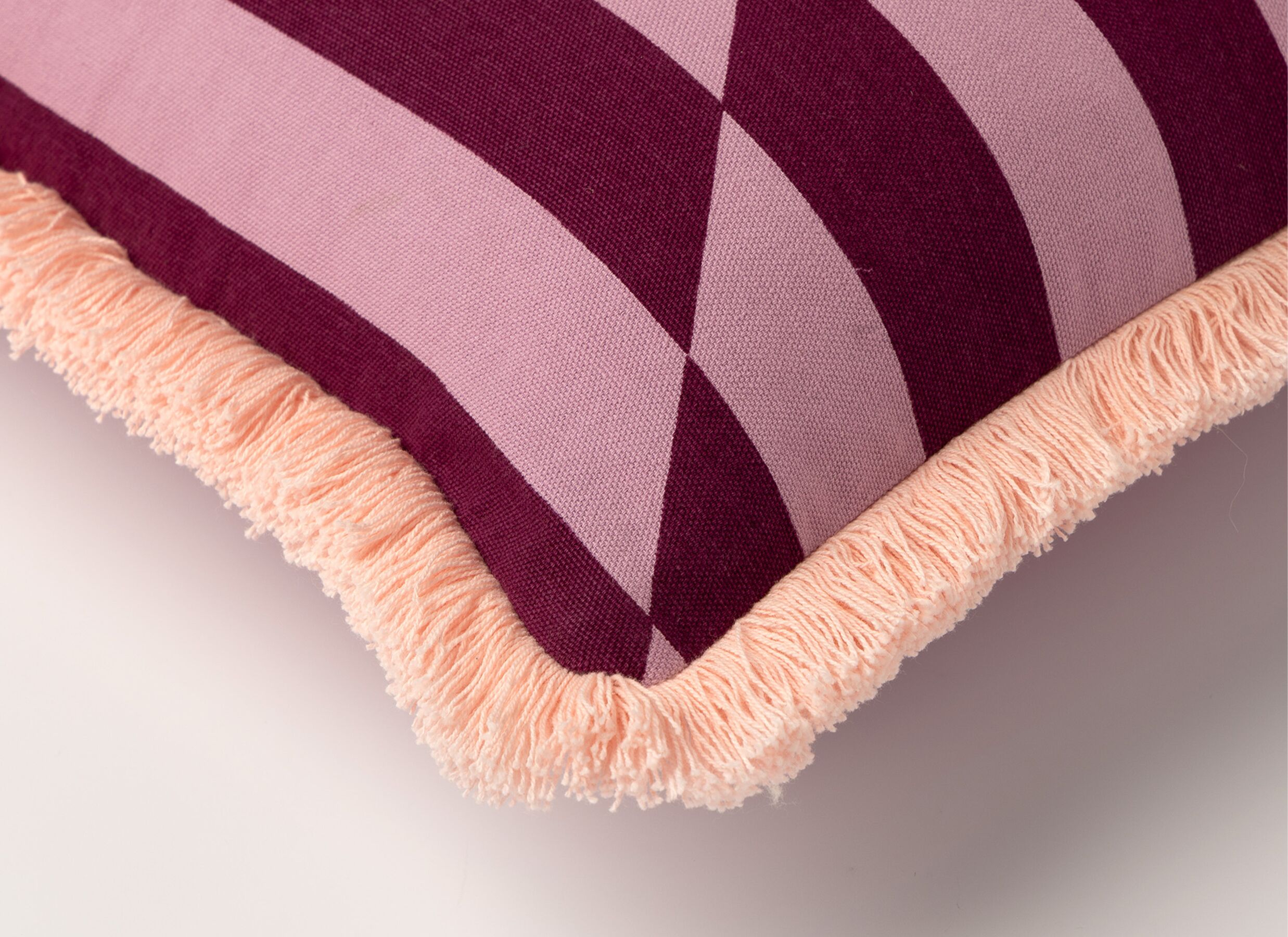 Detail - Coussin Cherie 45x45cm - coton - rosebud