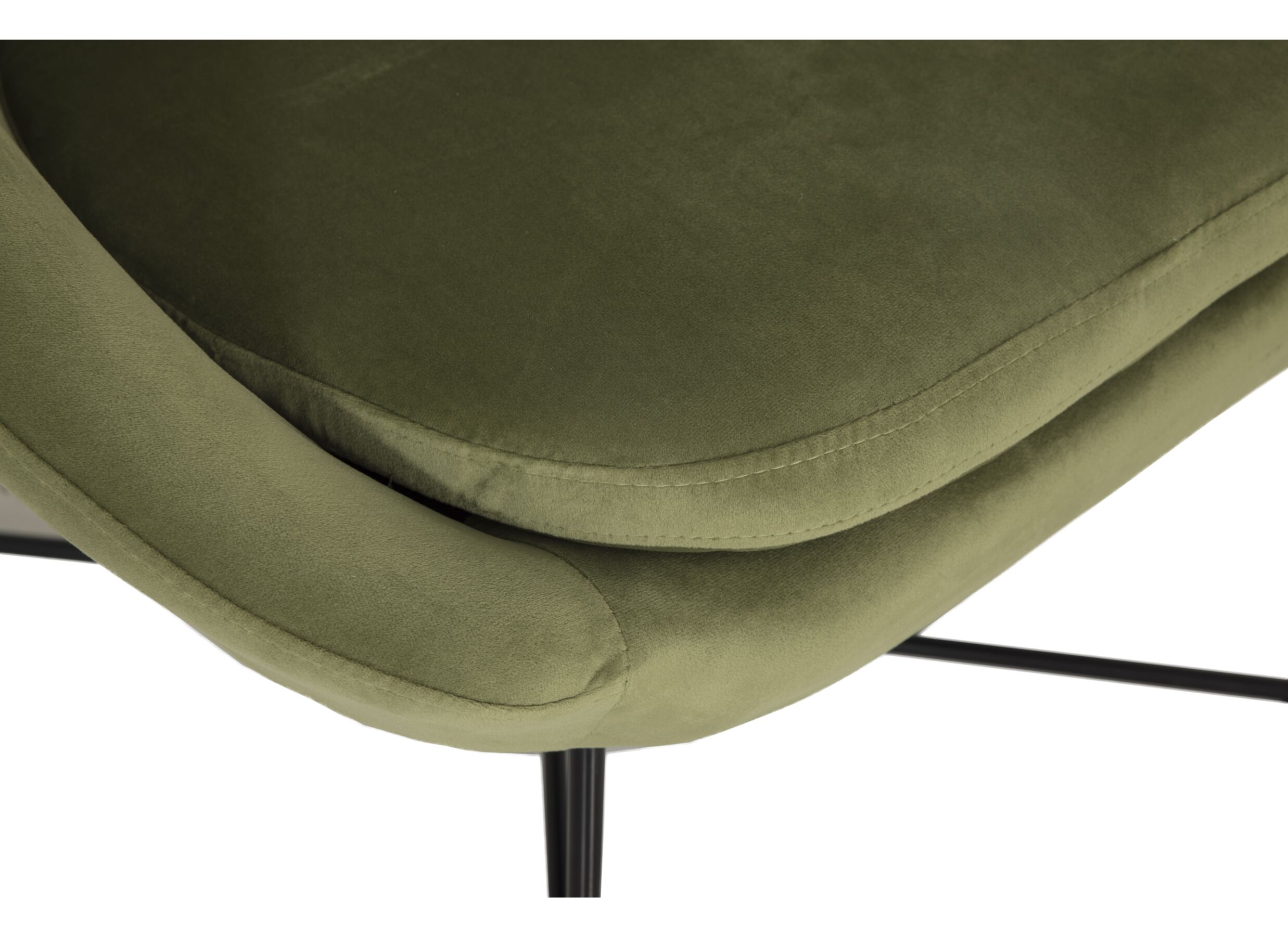 Detail - Fauteuil Juice 70x69x73,50cm - velours - vert