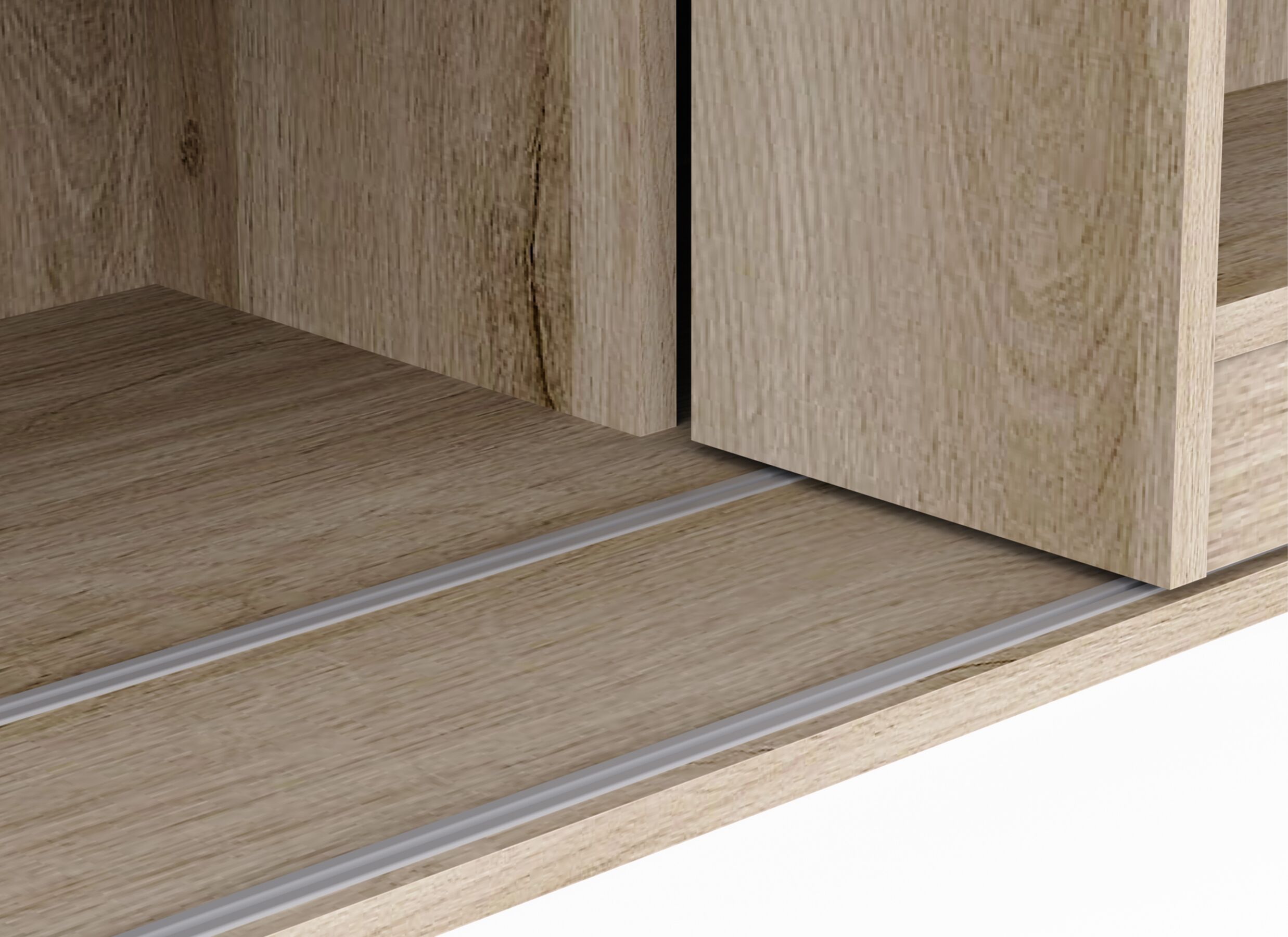 Detailfoto - Boekenrek Bento 117x44x179cm - decor - kronberg eik