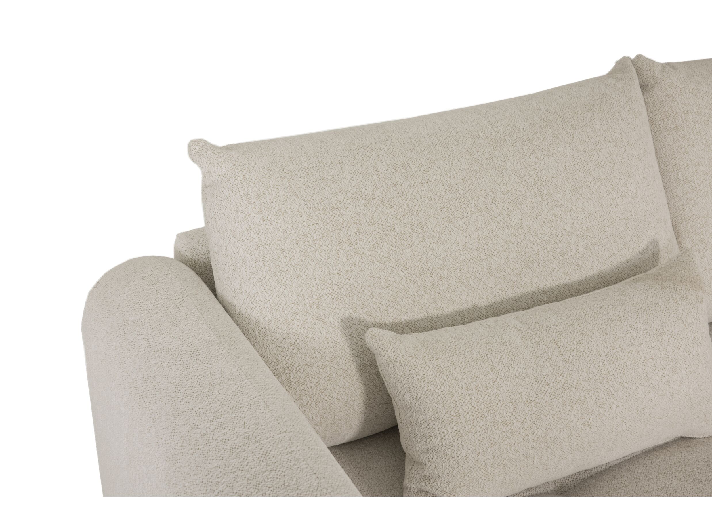 Detailfoto - 2-zits zetels Olivio 198x114cm - stof - beige
