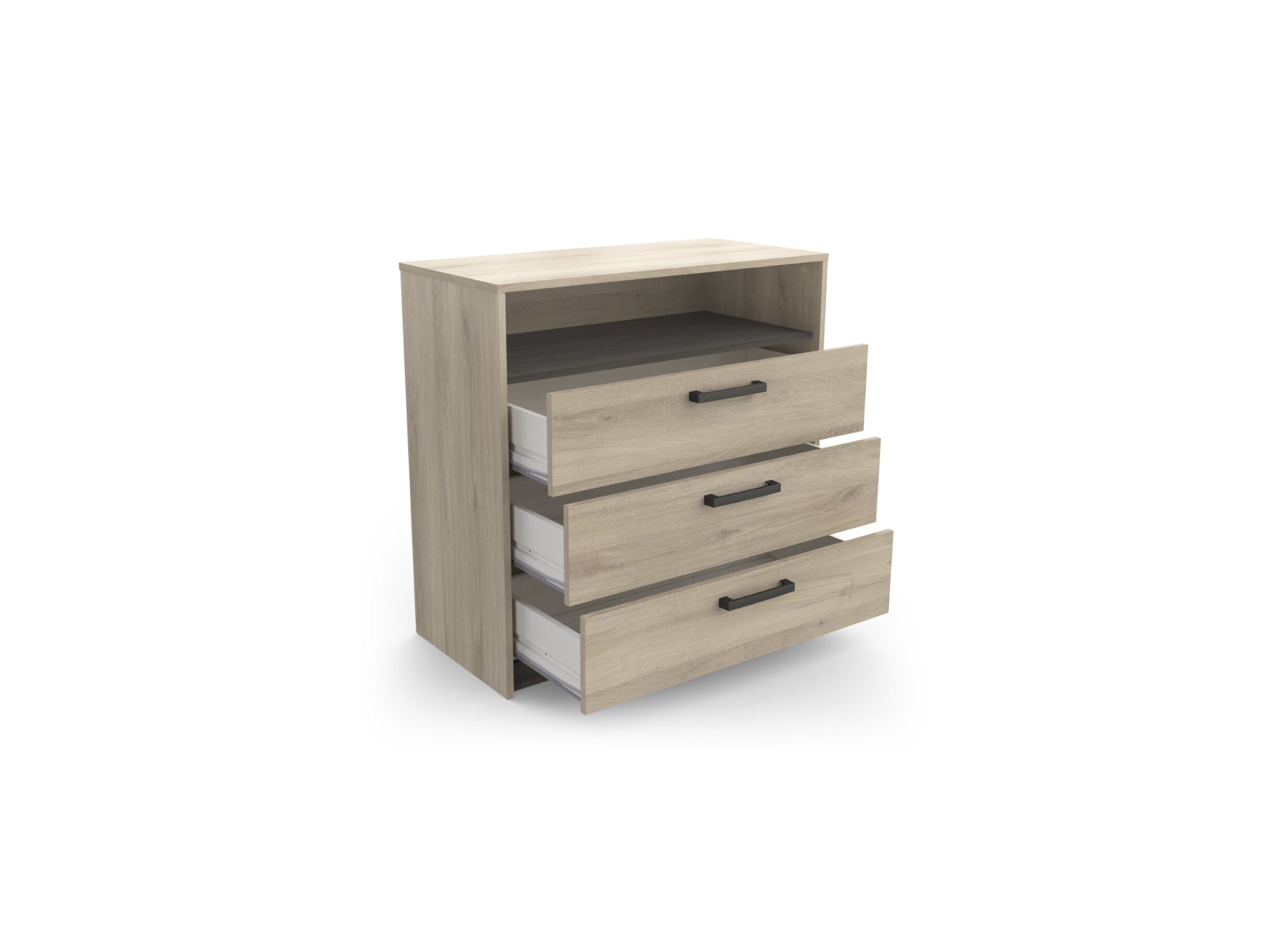 Commode Watson 83x40x81cm - décor - chêne de kronberg/chêne de waterford