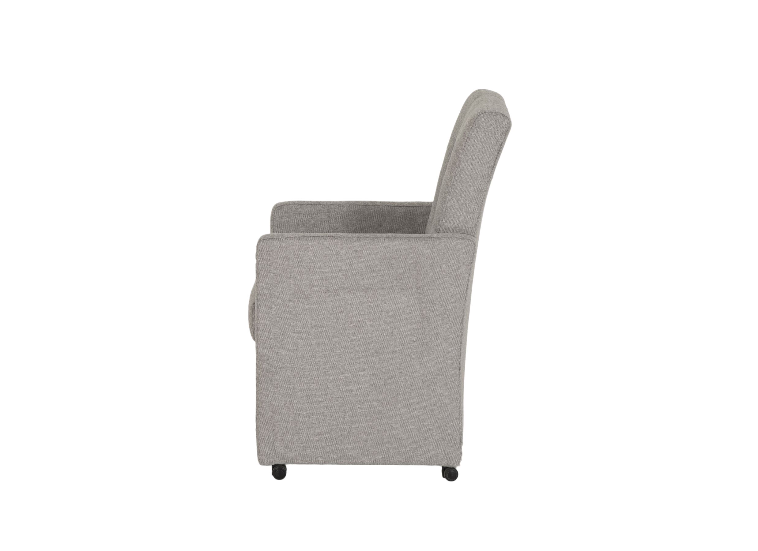 Aperçu - Chaise Bilbao 59x57x97cm - tissu - gris
