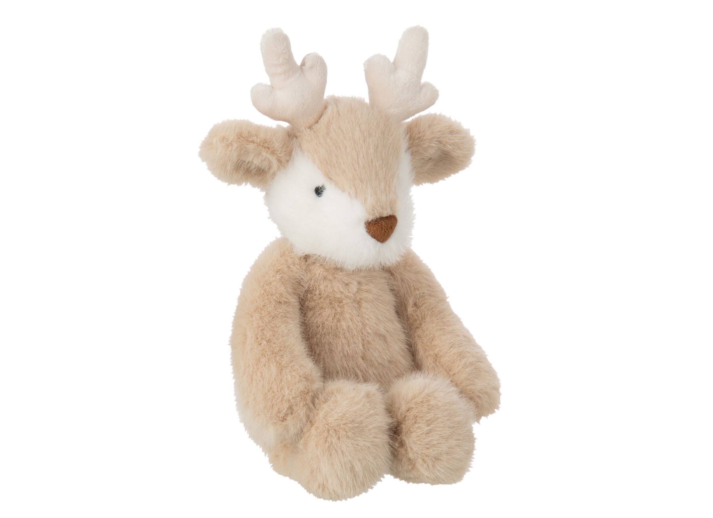 Knuffel Rendier H30cm - stof - beige - Knuffel Rendier H30cm - stof - beige