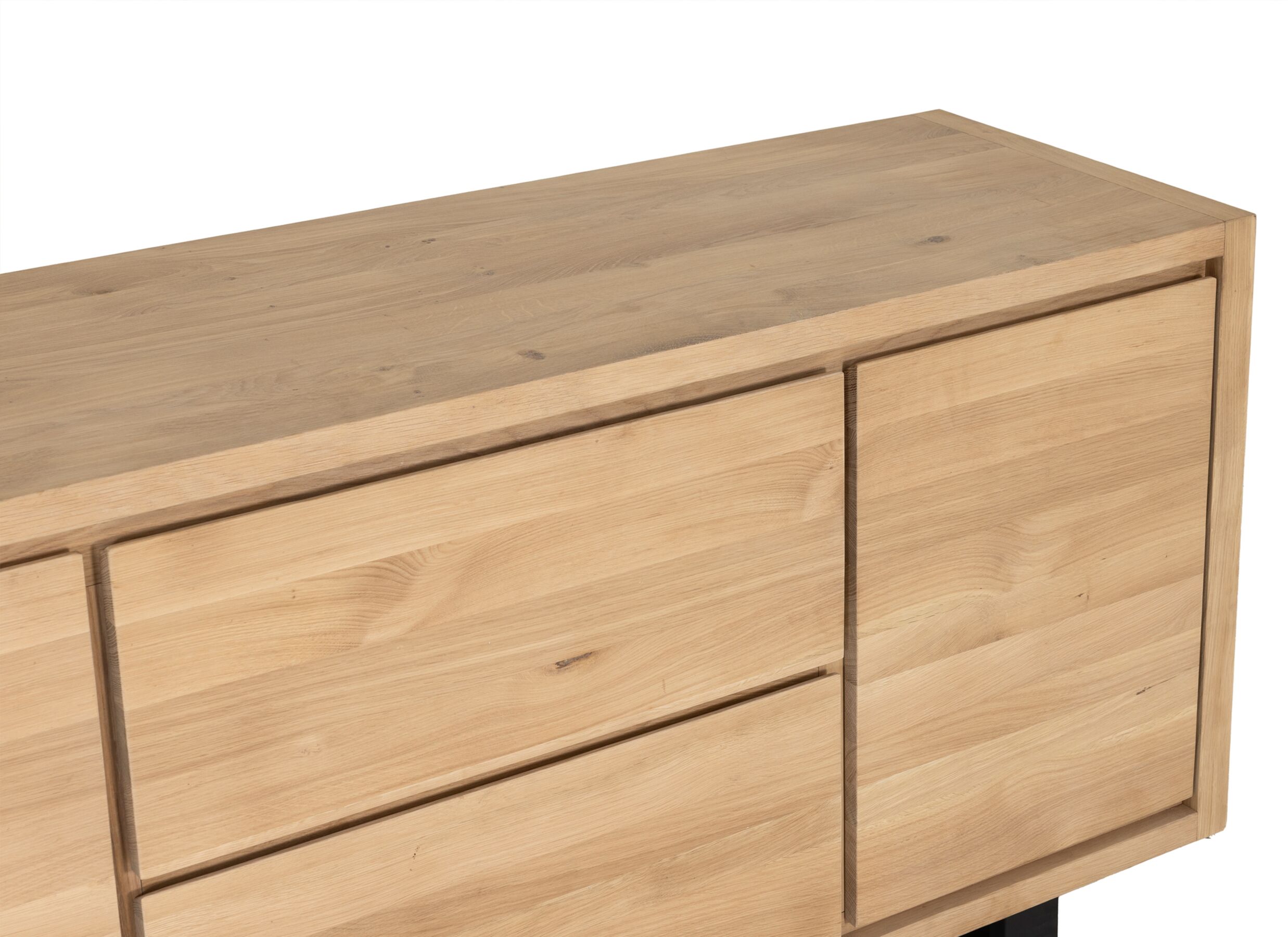 Detail - Buffet Ambassador 220cm - chêne massif & décor - naturel