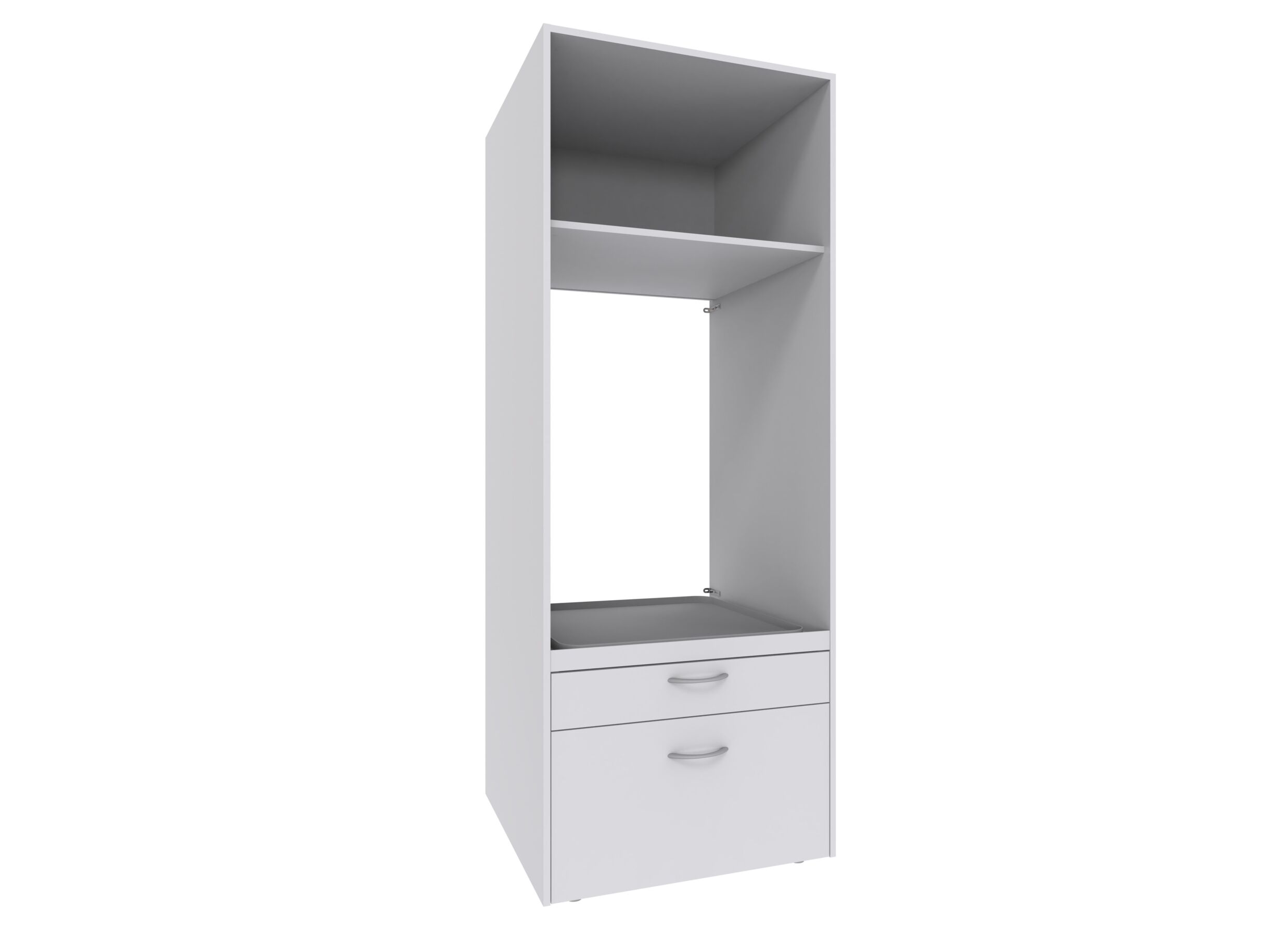 Hoofdfoto - Wasmachinekast Mrk 70x68x185cm - decor - wit