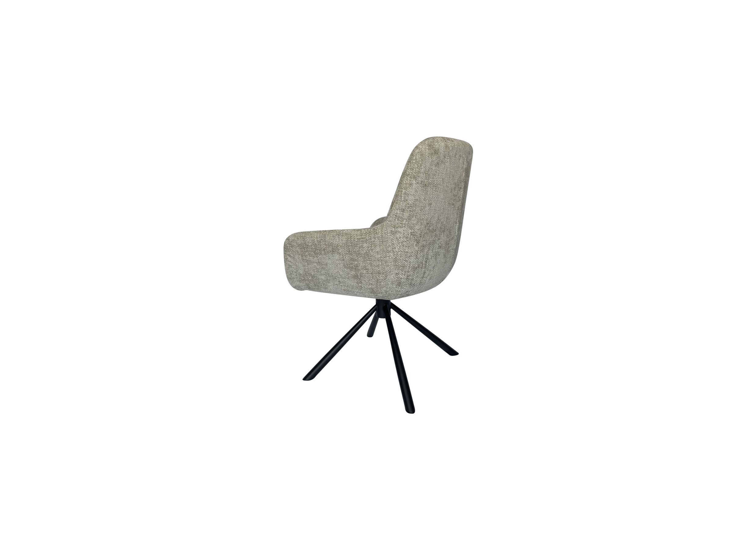 Draaistoel Jump 47x60x88cm - stof - lichtgrijs
