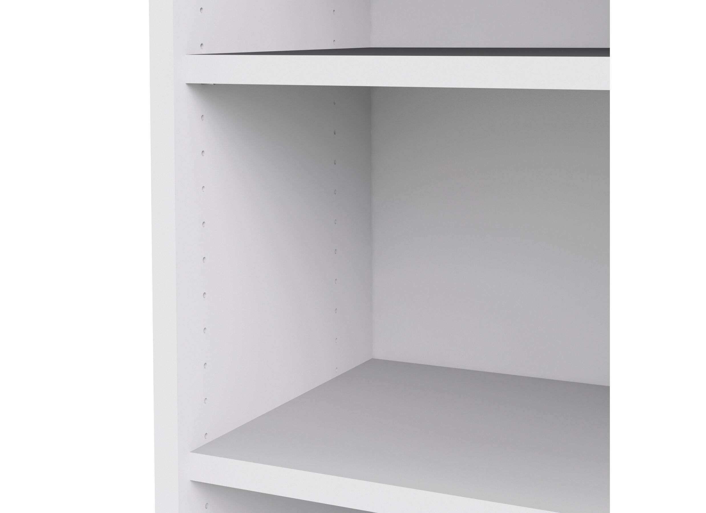 Boekenrek Prima 89x40x186cm - melamine - wit