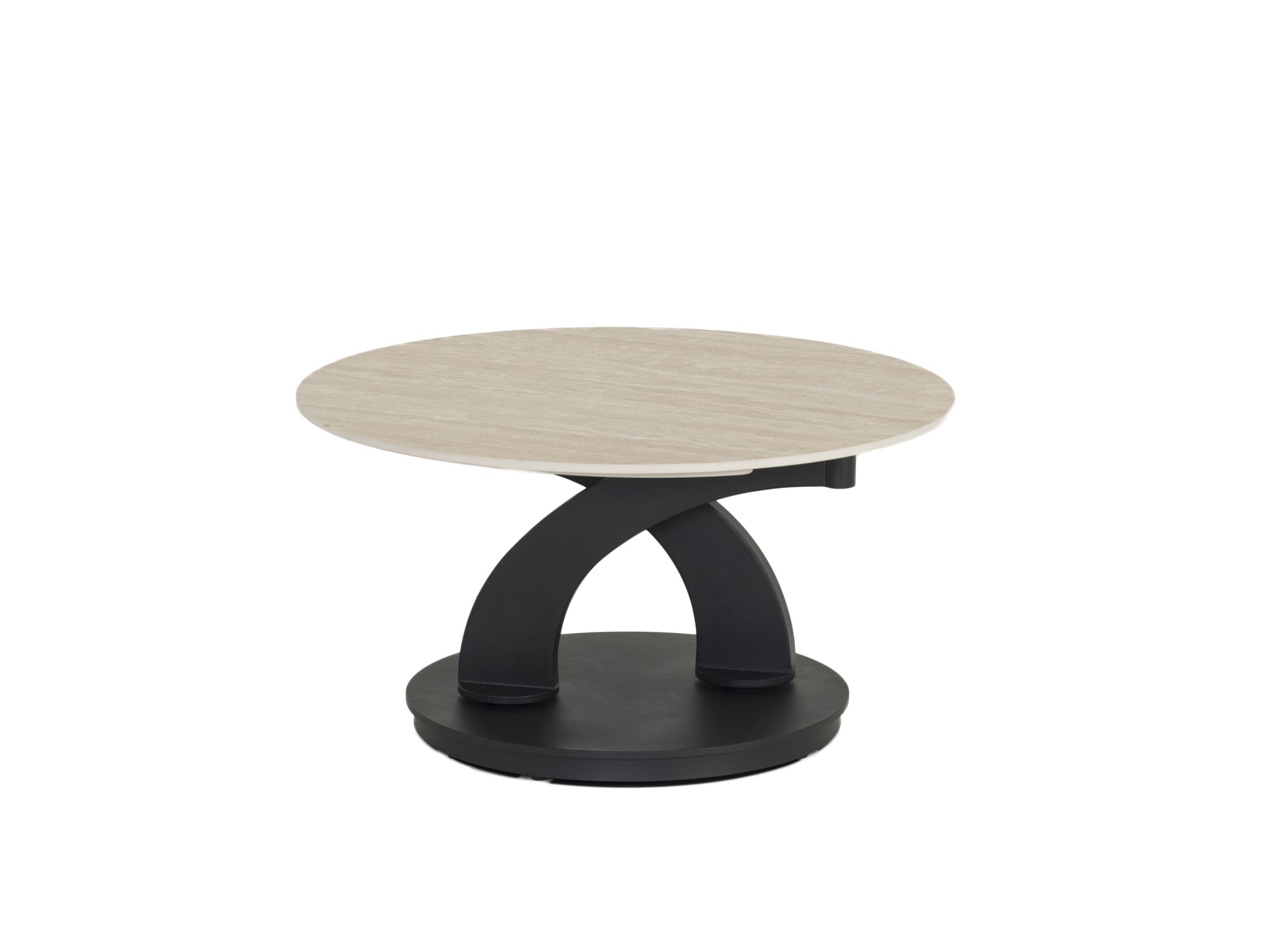Aperçu - Table basse Caldera 129/80x80x43,5cm - MDF - naturel