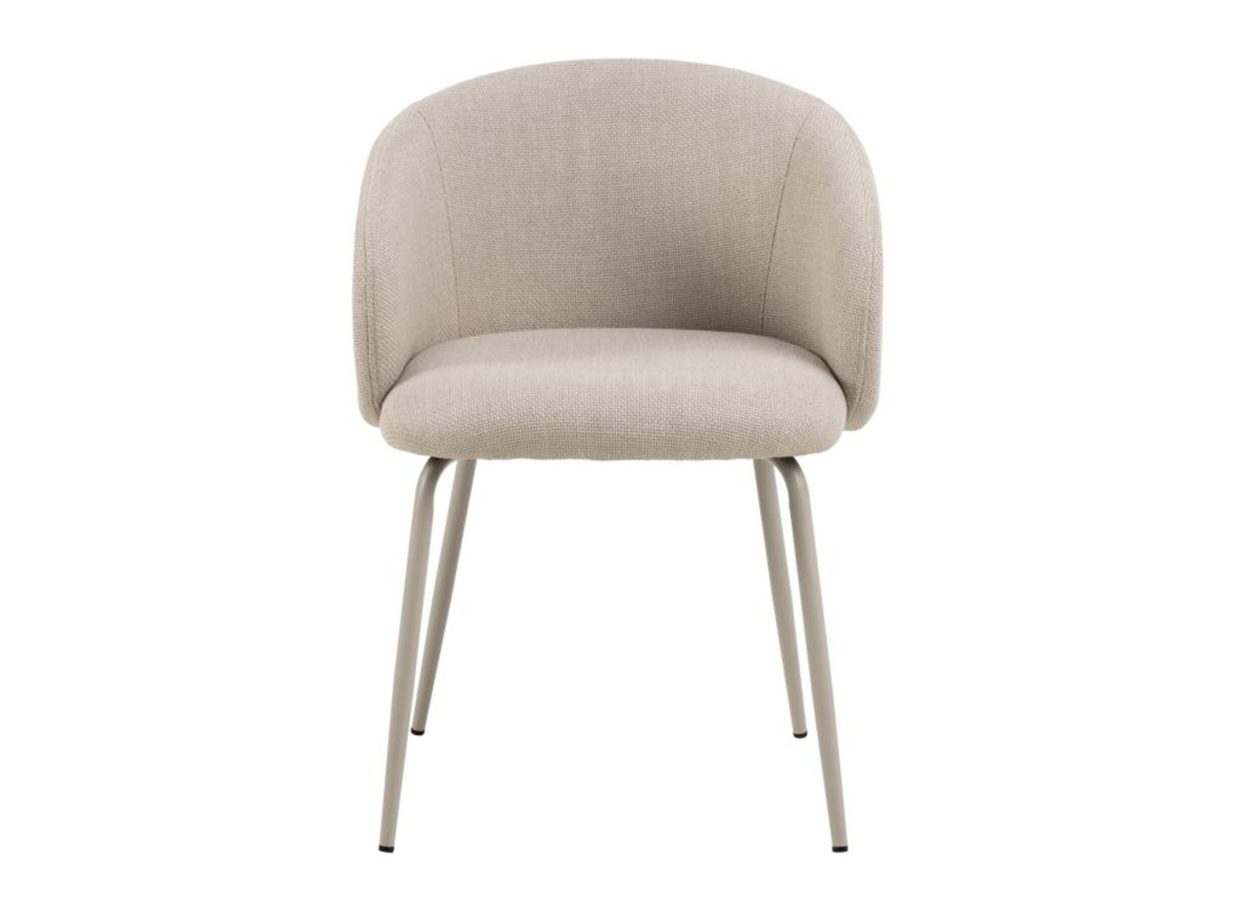 Overzichtsfoto - Stoel 55,5x55x79cm - stof - beige