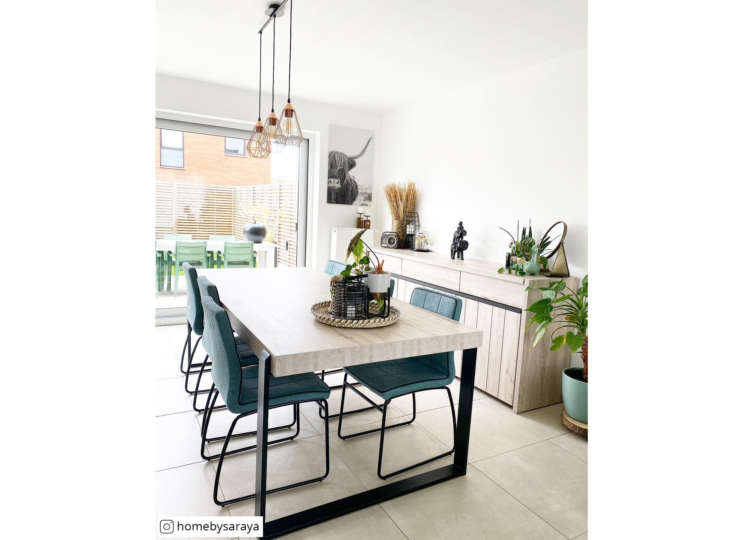 Sfeerfoto - Tafel Lucca 226x103cm - meubelplaat - millenium eik