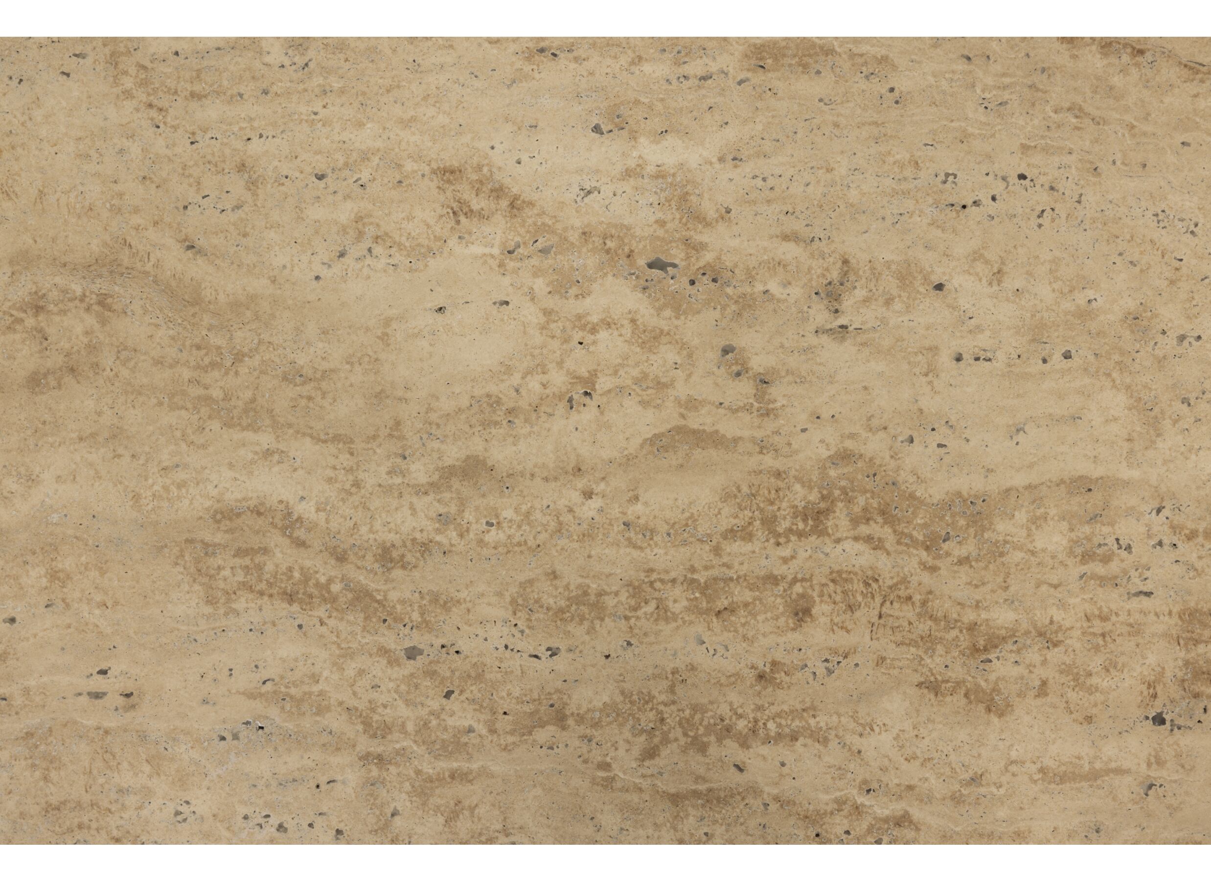Couleurs - Table basse Tsori Ø59x41cm - travertin - beige