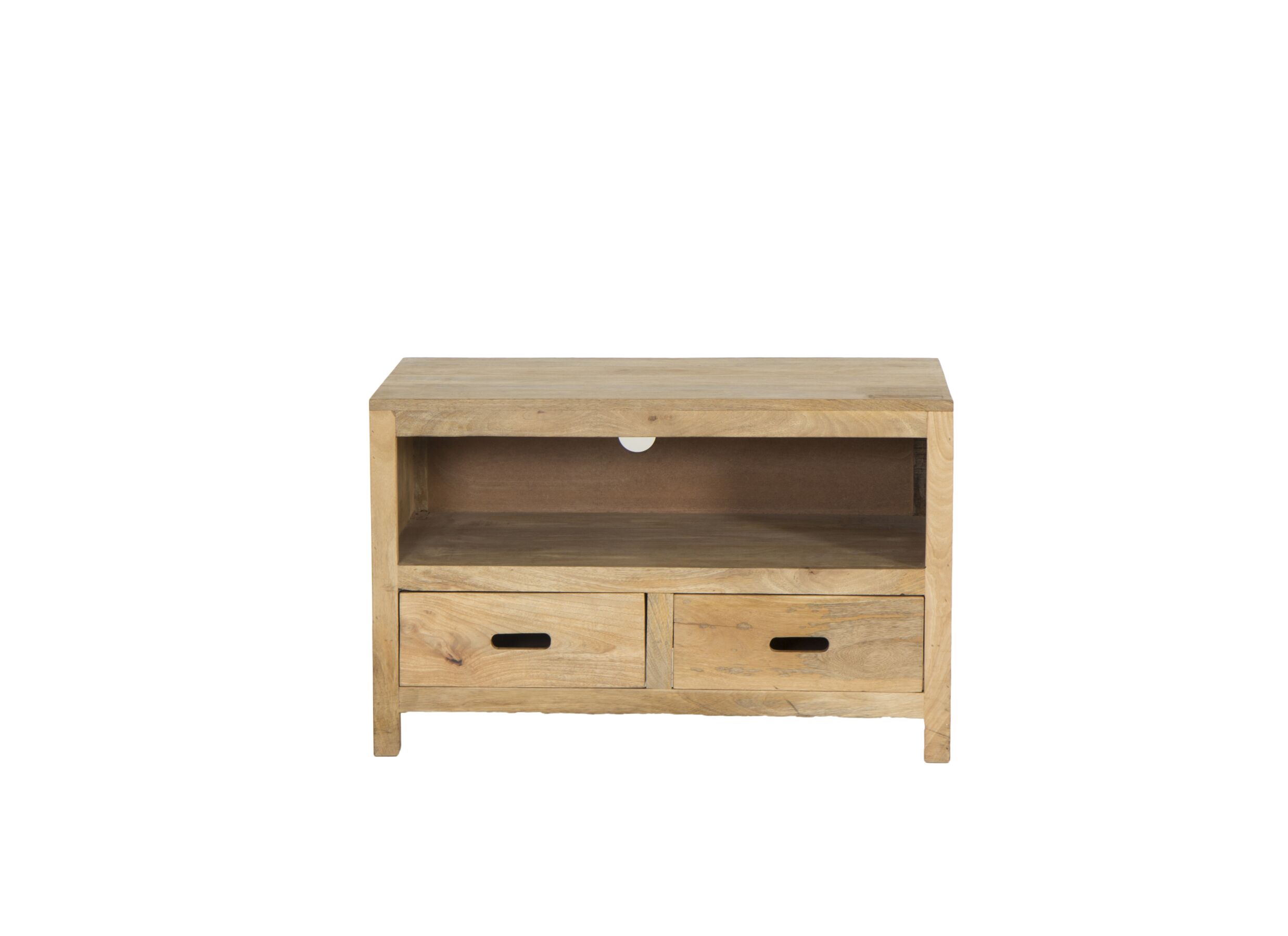 Tv-meubel Ploutos 89x48cm - mango massief - naturel