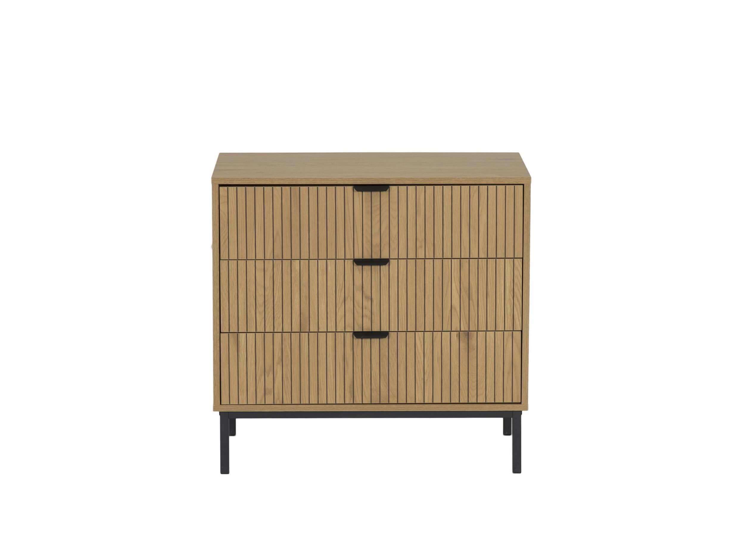 Aperçu - Commode Nevado 72x40x69cm - mélamine - chêne sauvage