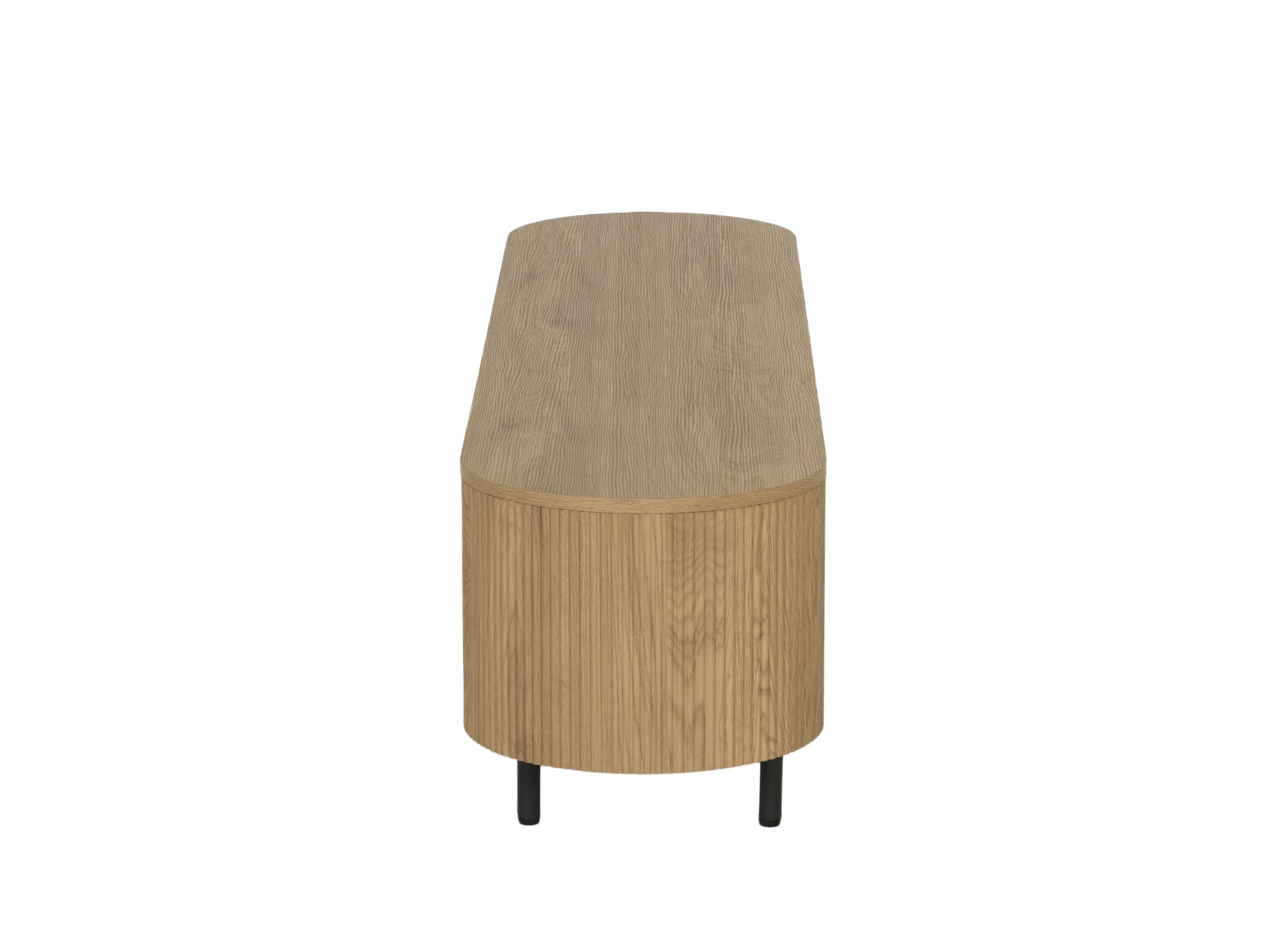 Aperçu - Meuble TV Sordino 180cm - MDF/métal - naturel