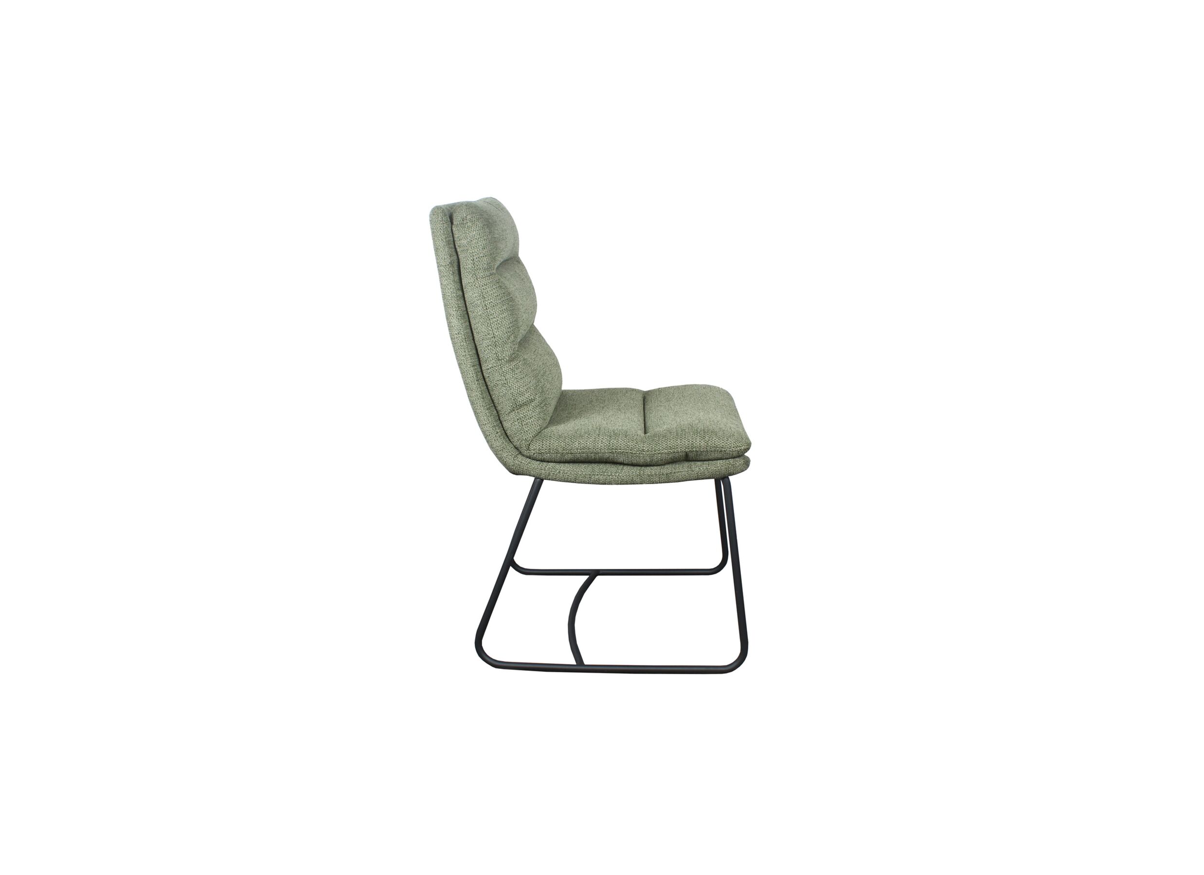 Stoel Crux 64x50x92cm - stof - groen