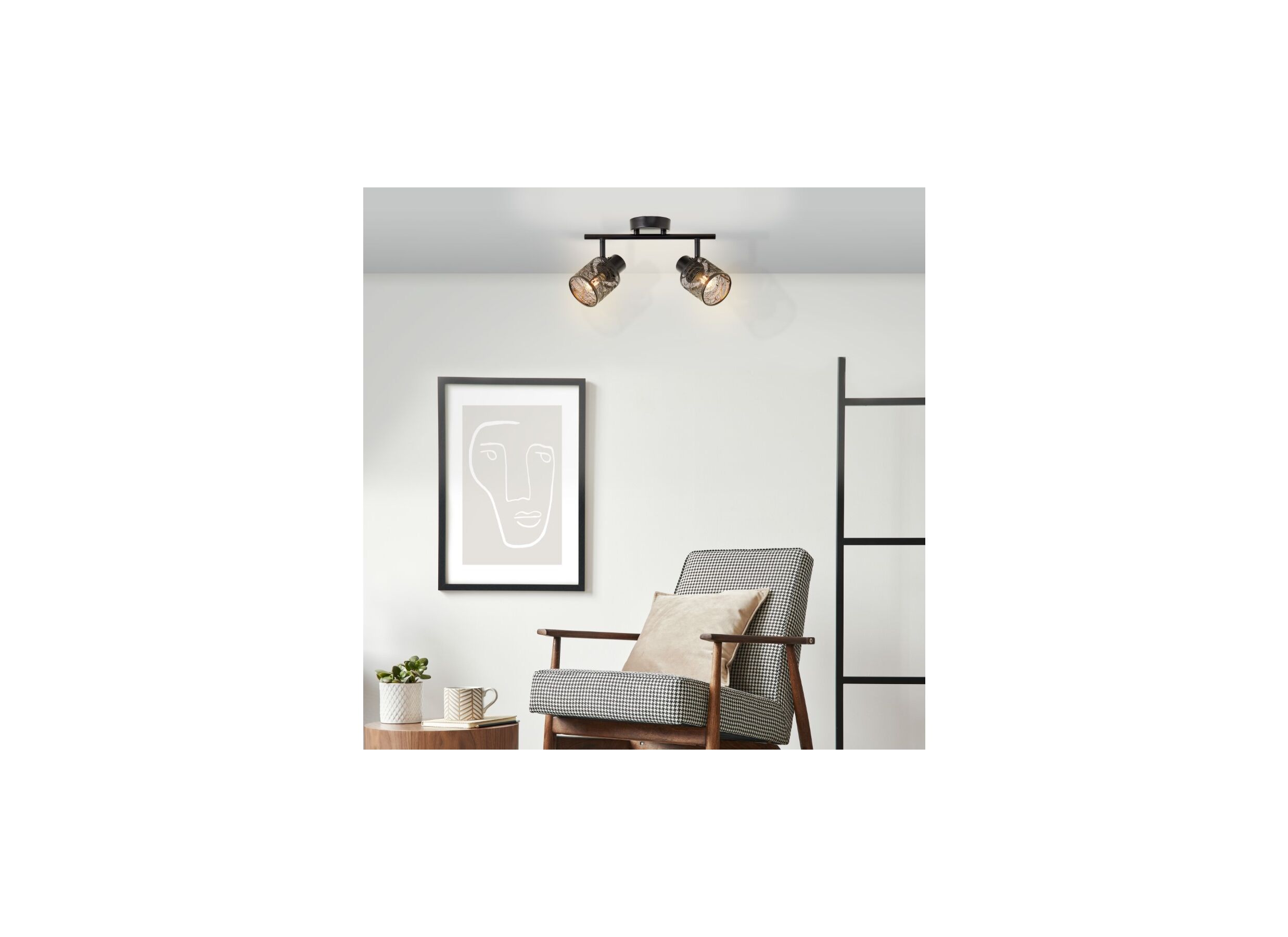 Foto ambiance - Spot LED Bano avec 2 spots 40W E14