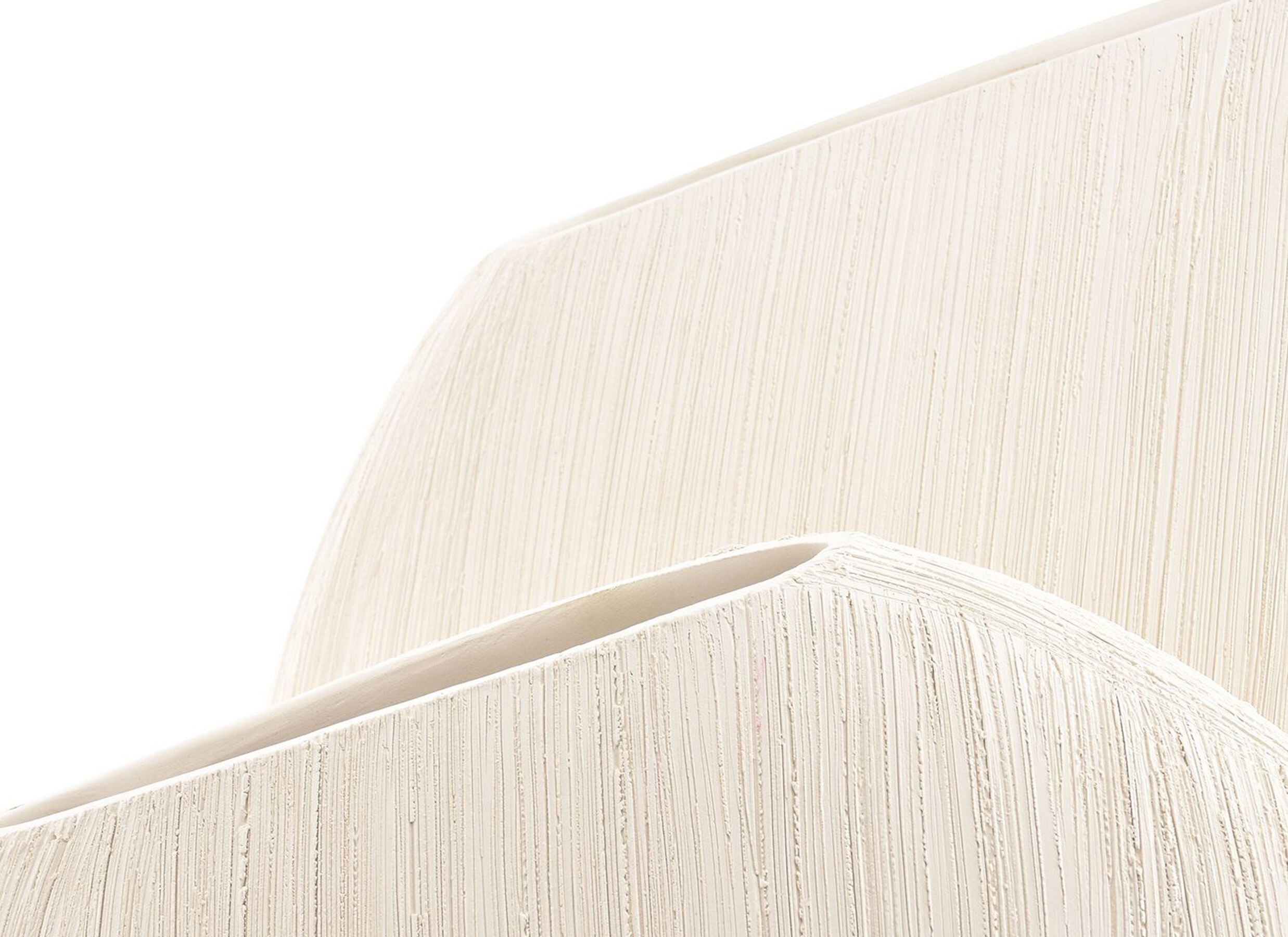 Detailfoto - Vaas Vico H27,5cm - keramiek - beige