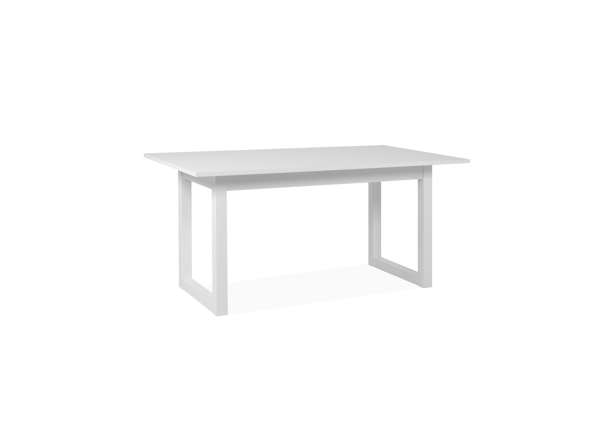 Tafel Denver 160/200x90cm - spaanplaat - wit