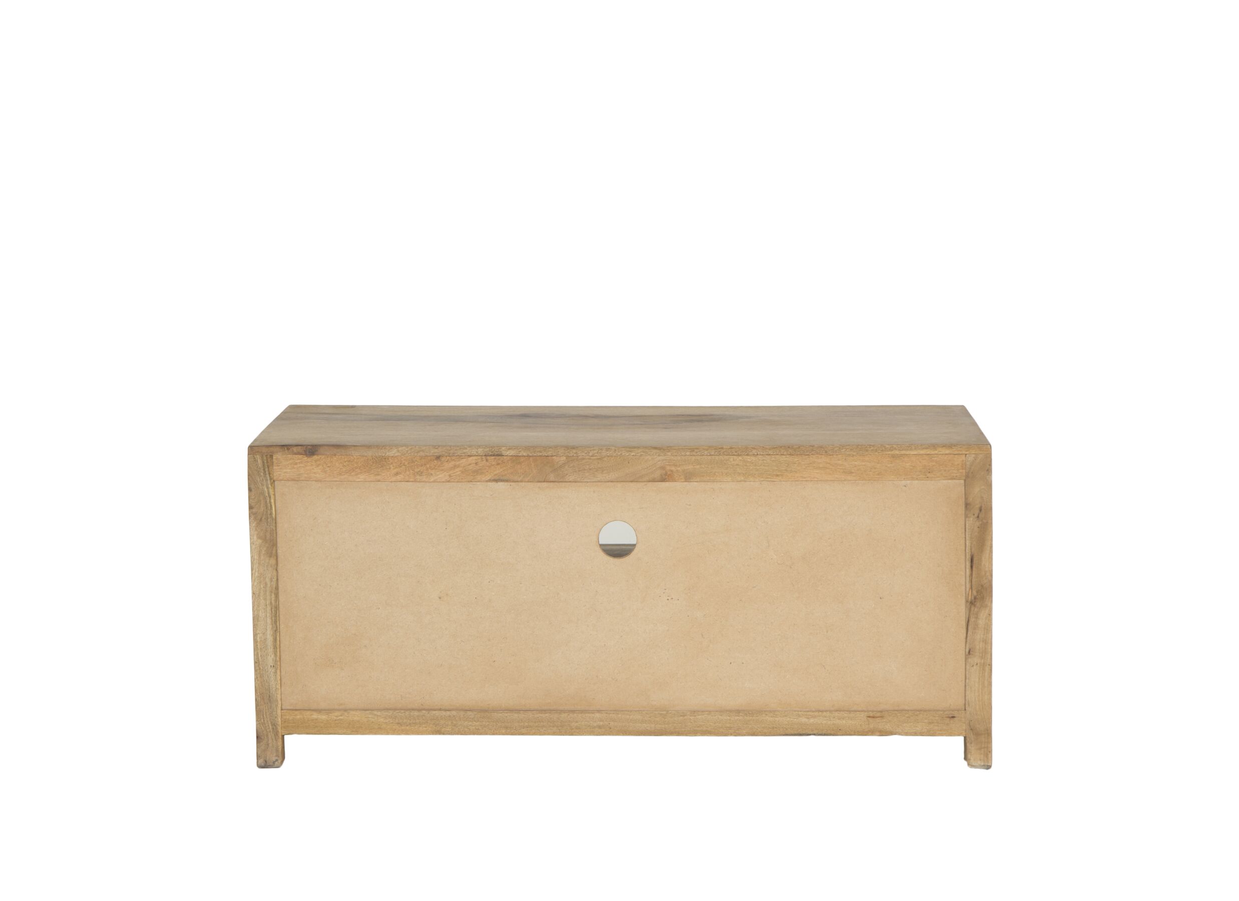 Tv-meubel Ploutos 125x48cm - mango massief - naturel