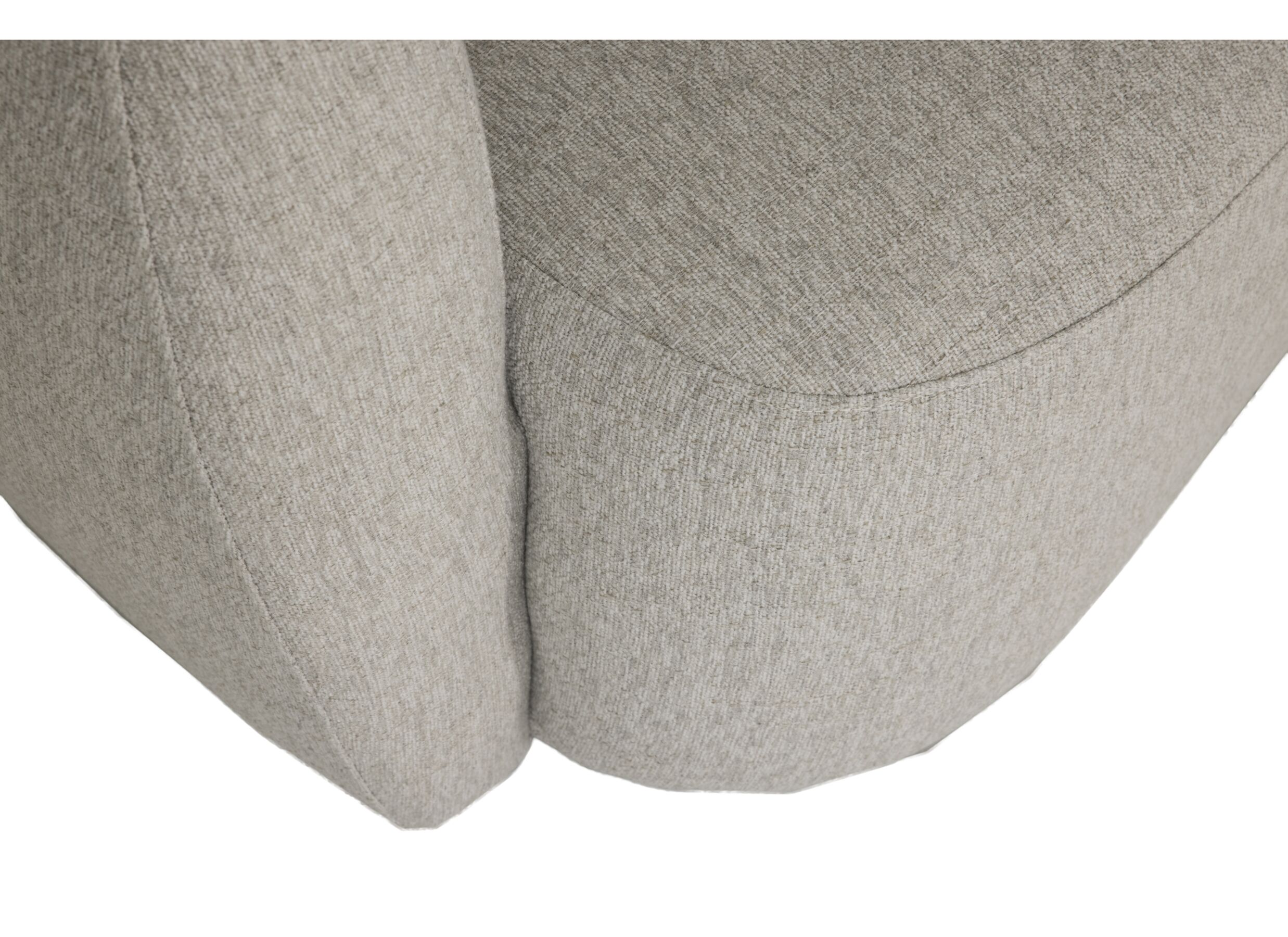 Detailfoto - Zetel Aegea 3-zit - polyestervezel - lichtgrijs