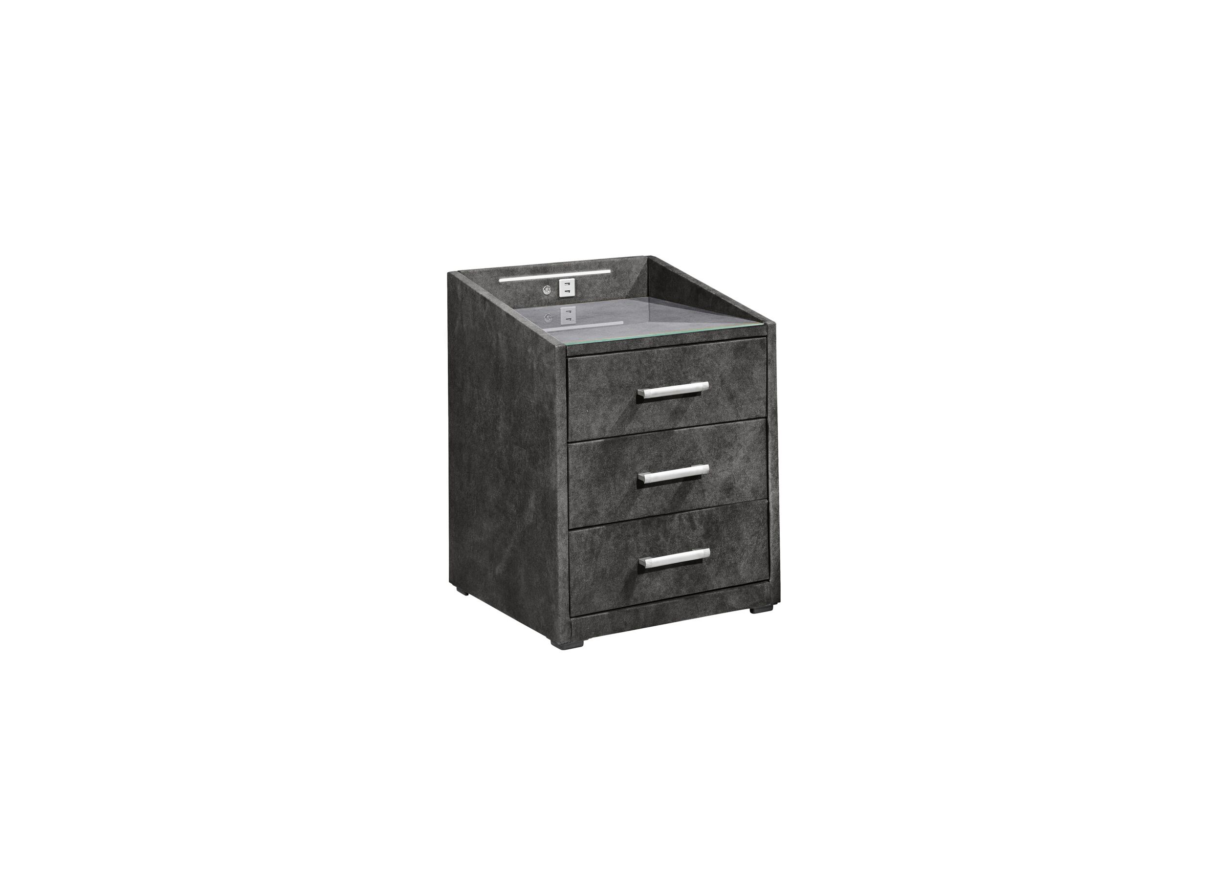 Table de chevet Moon 48x47x62cm - Table de chevet Moon 48x47x62cm