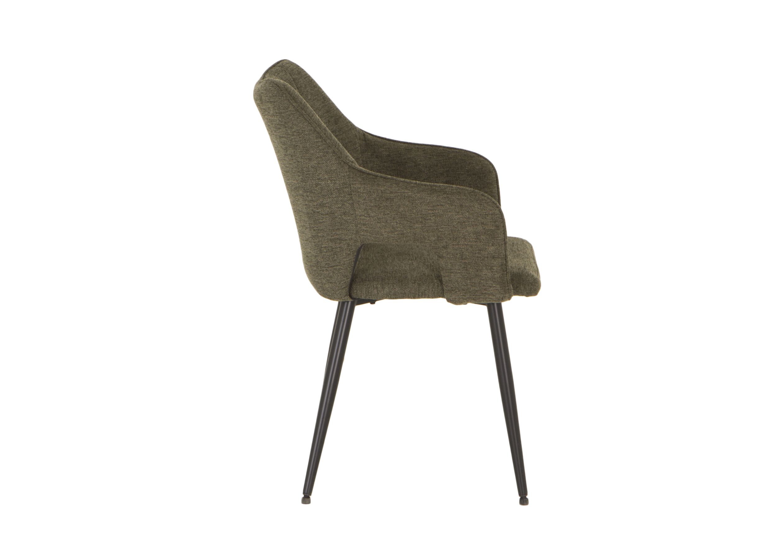 Stoel Daly 55x60x86cm - polyestervezel - groen