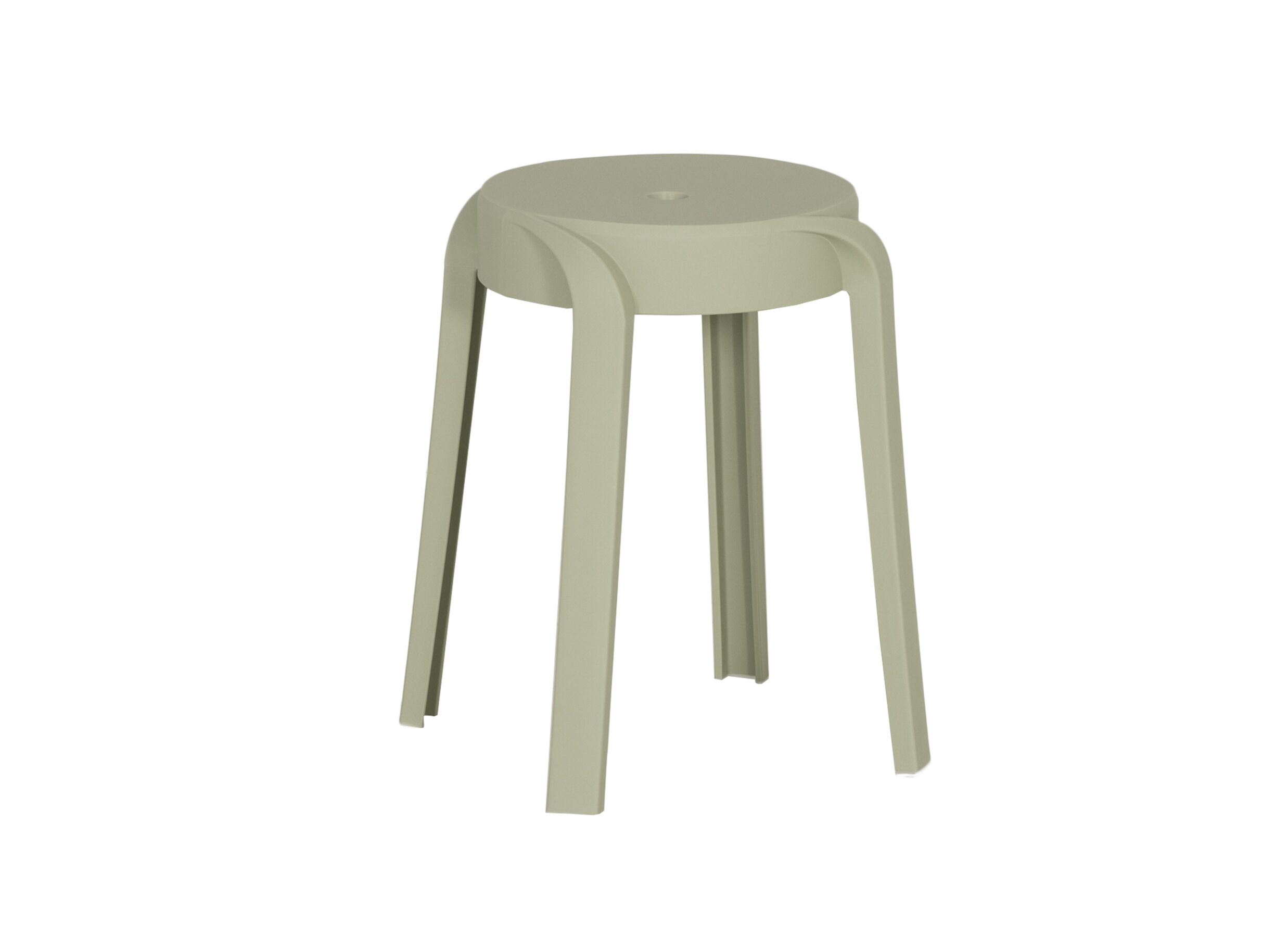 Kruk June 43 - Tabouret June 43,5x44,5x55,5cm - polyethylène - vert