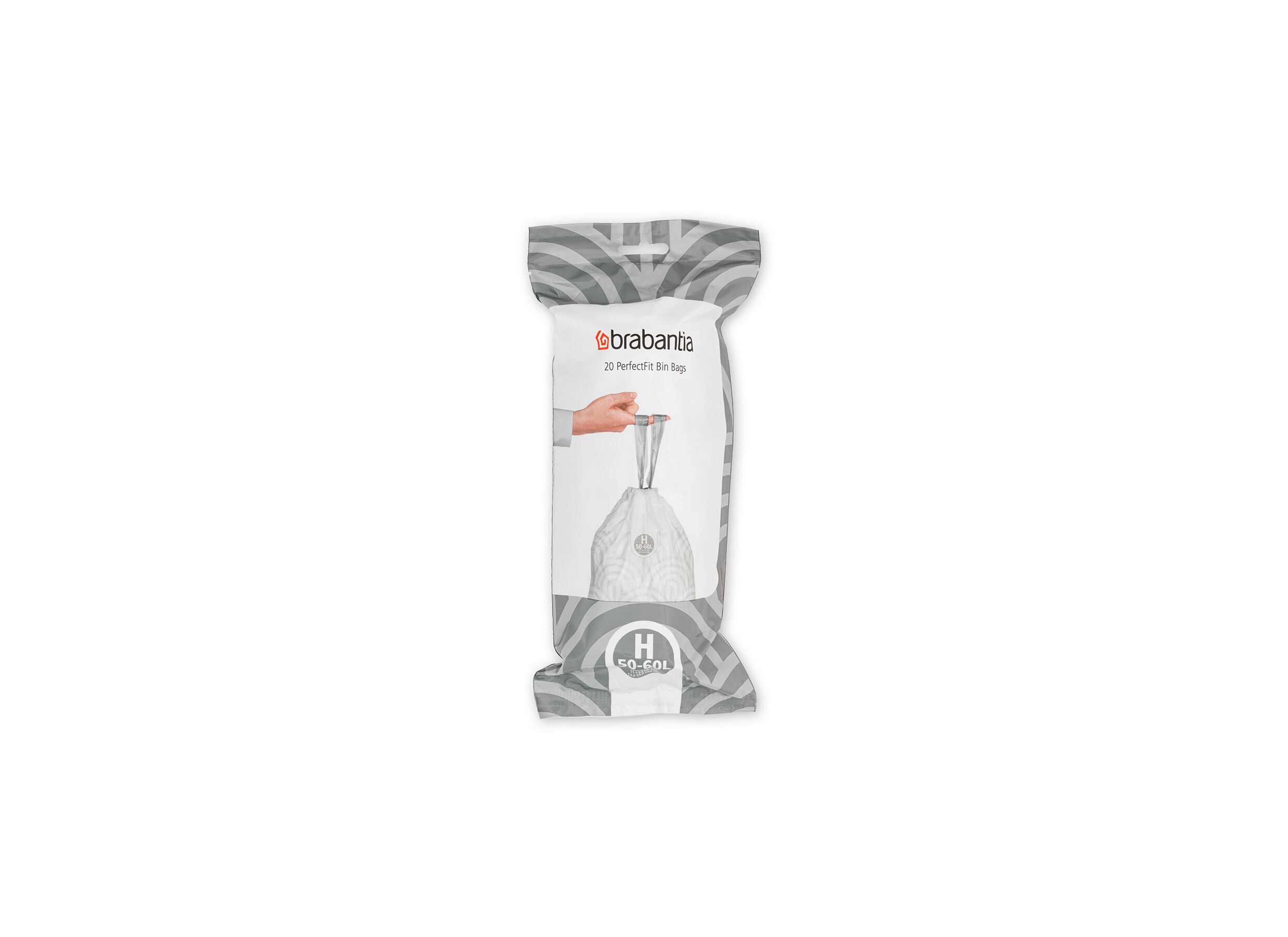 Sac poubelle Recycled Brabantia 50-60L taille H - Sac poubelle Recycled Brabantia 50-60L taille H
