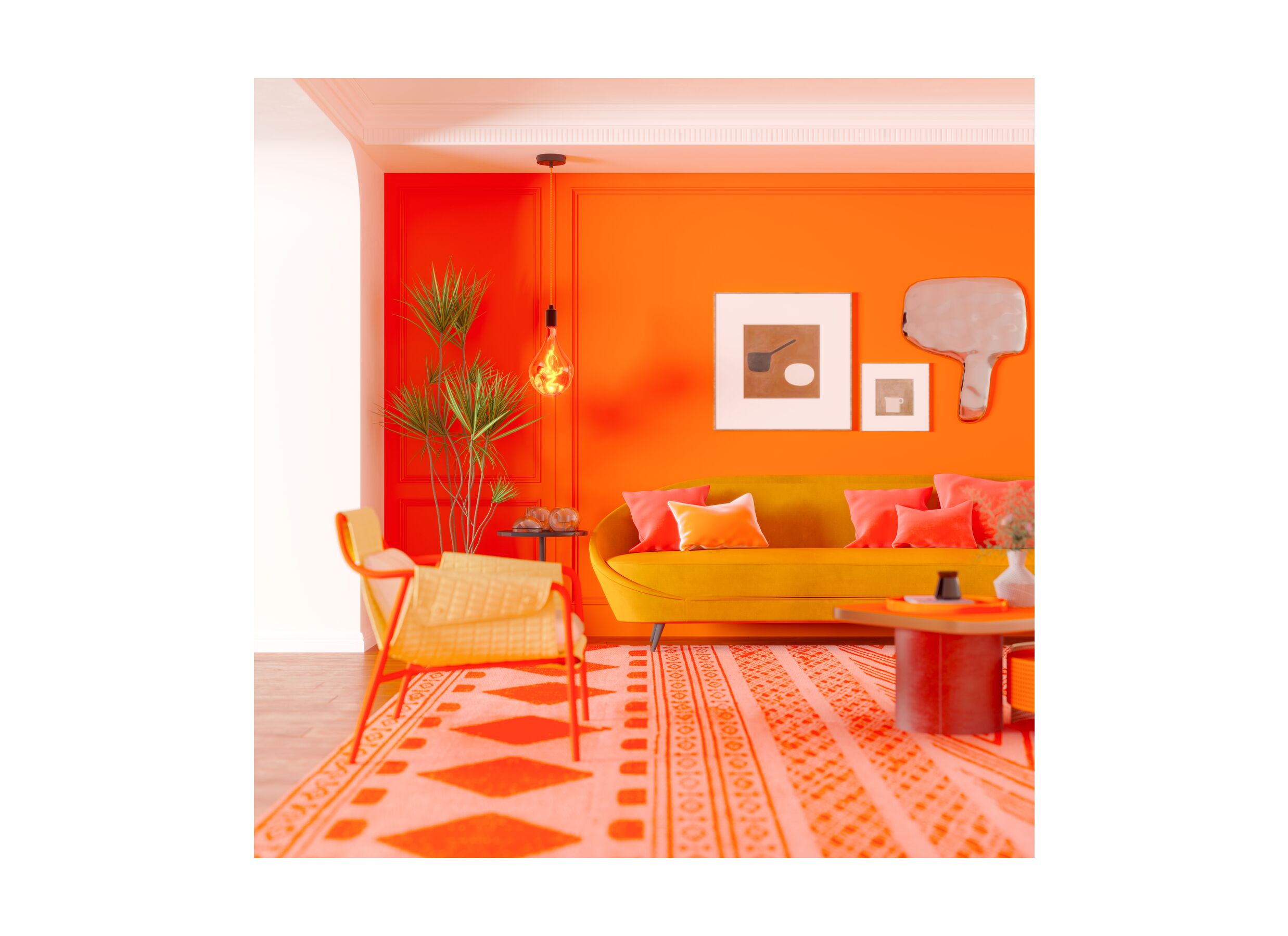 Sfeerfoto - Ledlamp Evo Flamboyant 6W E27