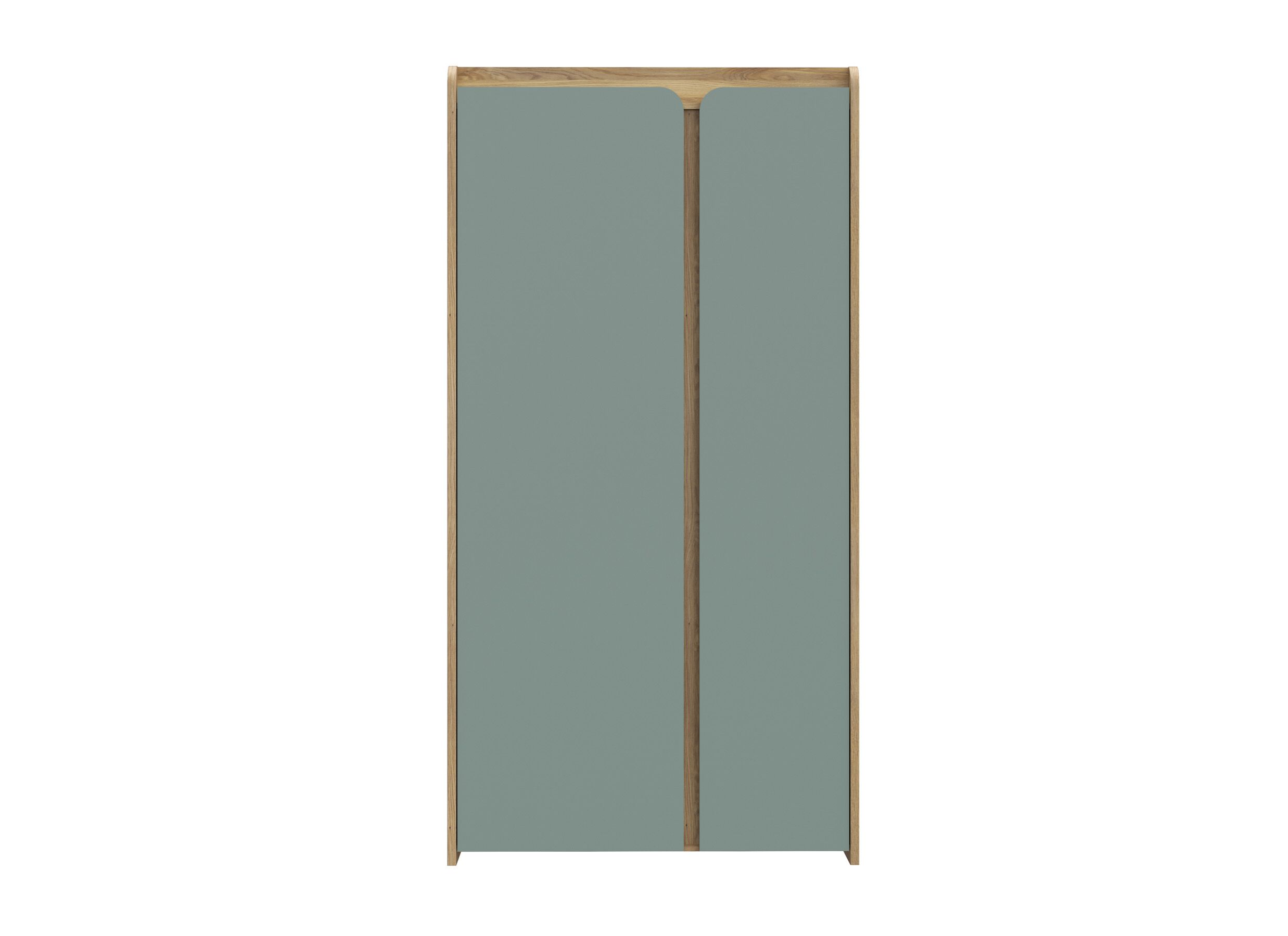 Aperçu - Armoire Hoa 105x53x205 - décor - chêne mauvella/vert