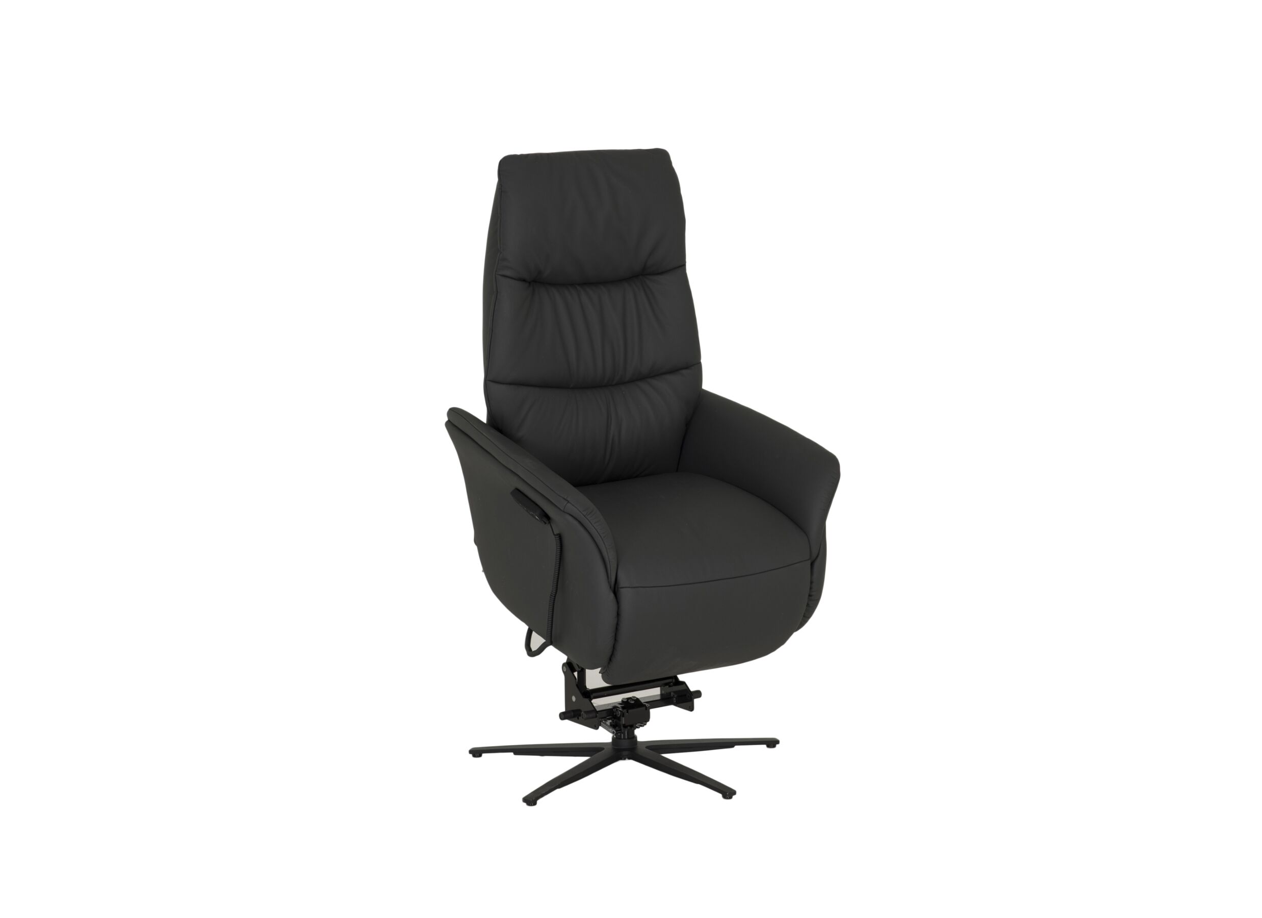 Overzichtsfoto - Relaxzetel 7051.76V+Z60 elektrisch - leder - zwart met medium zithoogte- en diepte en tilfunctie