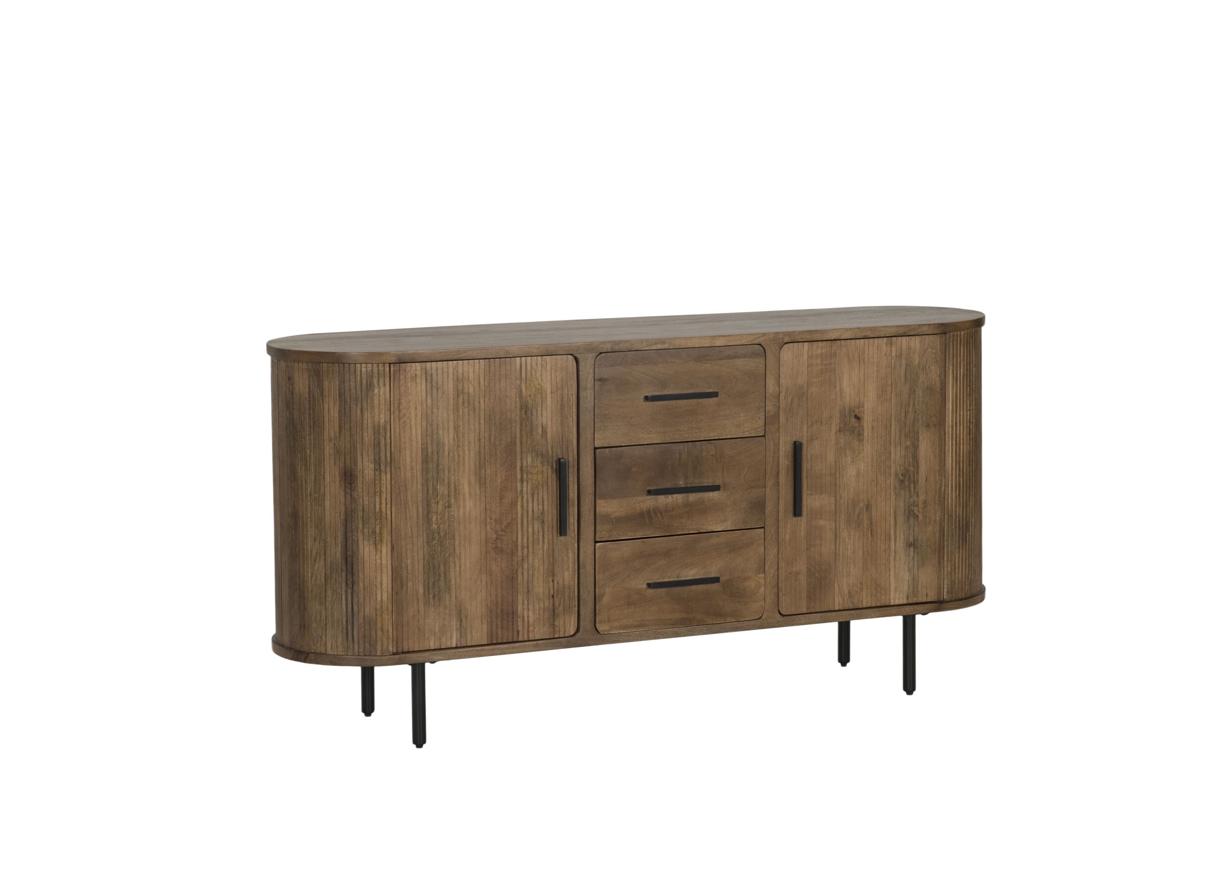 Hoofdfoto - Dressoir Zeppelin 180cm - mango massief - walnoot