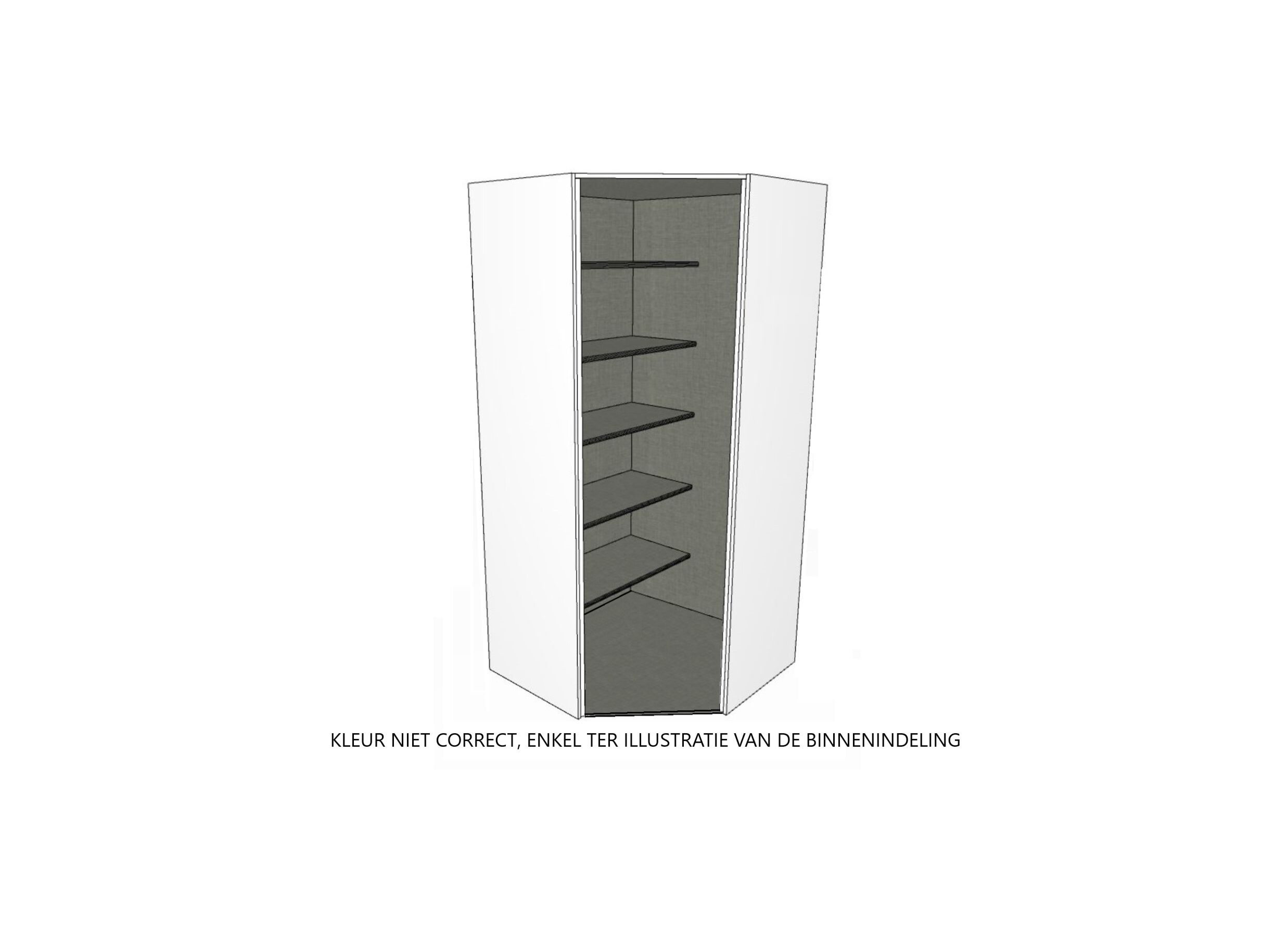 Opbergkast Mrk 80cm - decor - eik