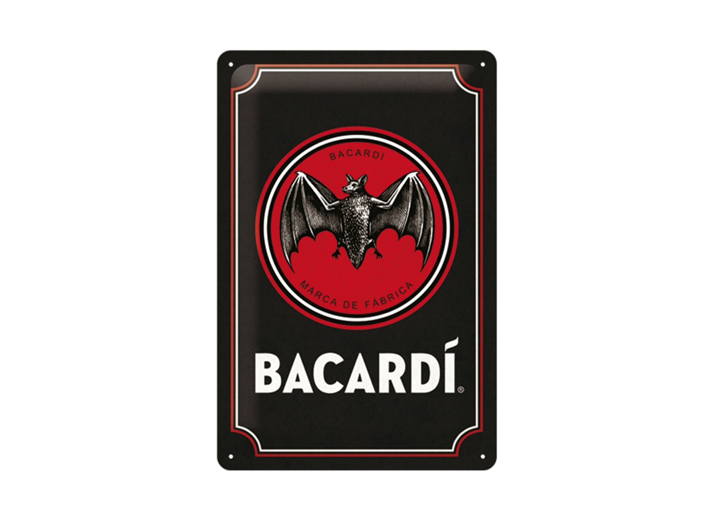 Plaque 20x30cm Bacardi - Plaque 20x30cm Bacardi